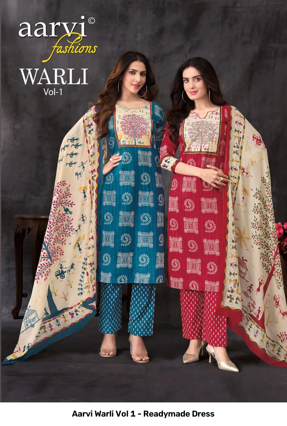 Aarvi Warli Vol 1 - Readymade Dress - Image 6
