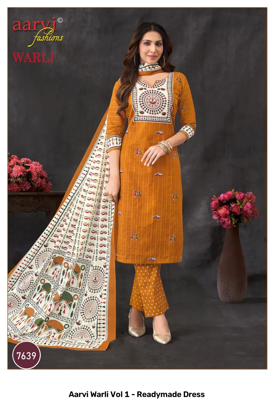 Aarvi Warli Vol 1 - Readymade Dress - Image 8