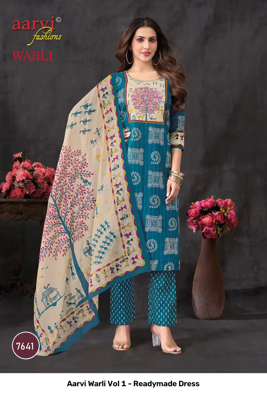 Aarvi Warli Vol 1 - Readymade Dress - Image 9