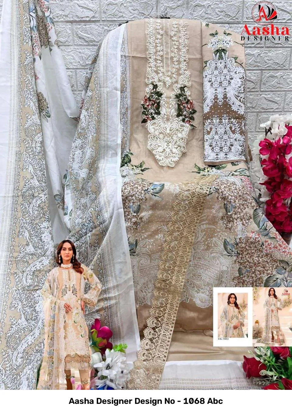 Aasha Designer Design No - 1068 Abc - Image 2
