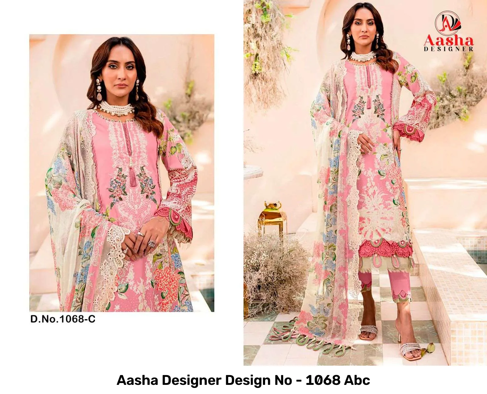 Aasha Designer Design No - 1068 Abc - Image 3