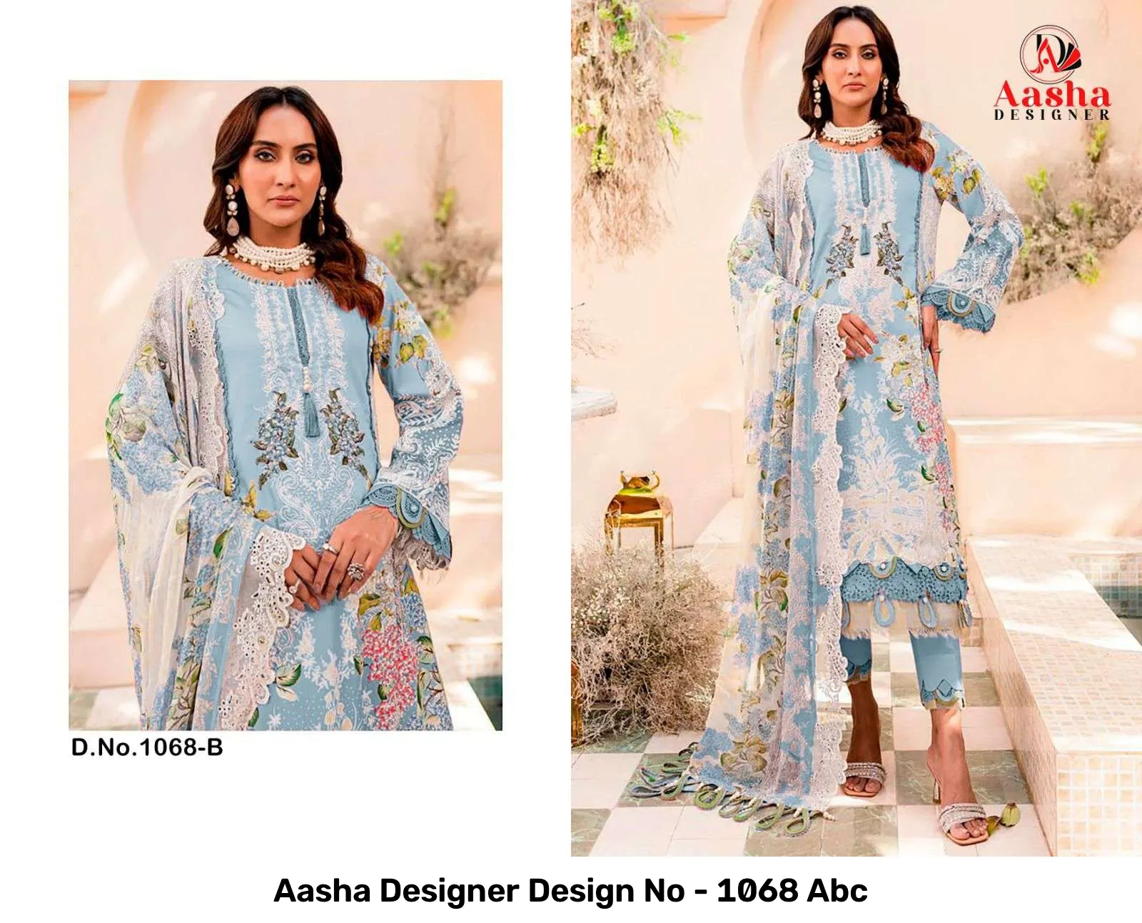 Aasha Designer Design No - 1068 Abc - Image 4