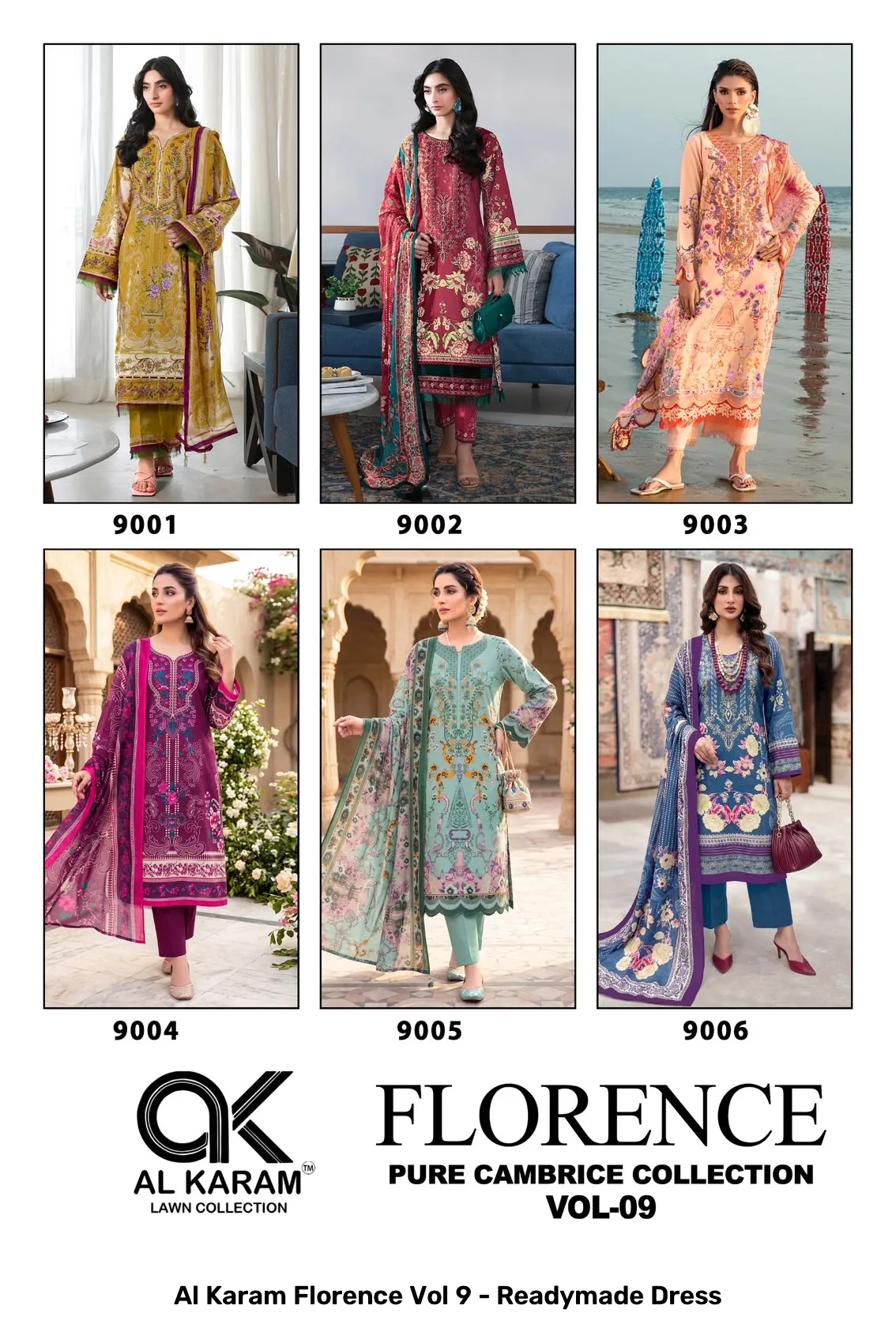 Al Karam Florence Vol 9 - Readymade Dress - Image 2