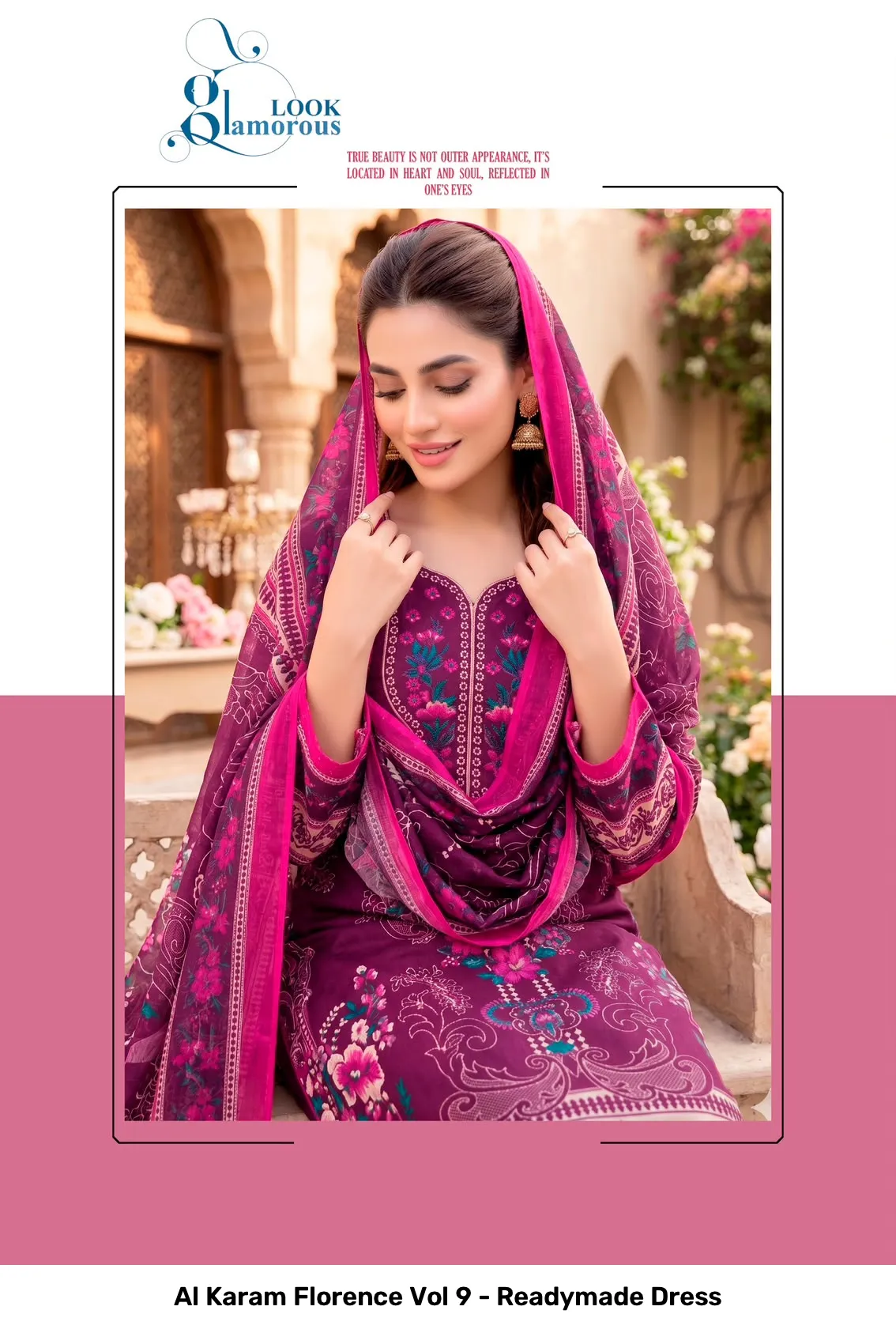 Al Karam Florence Vol 9 - Readymade Dress - Image 4