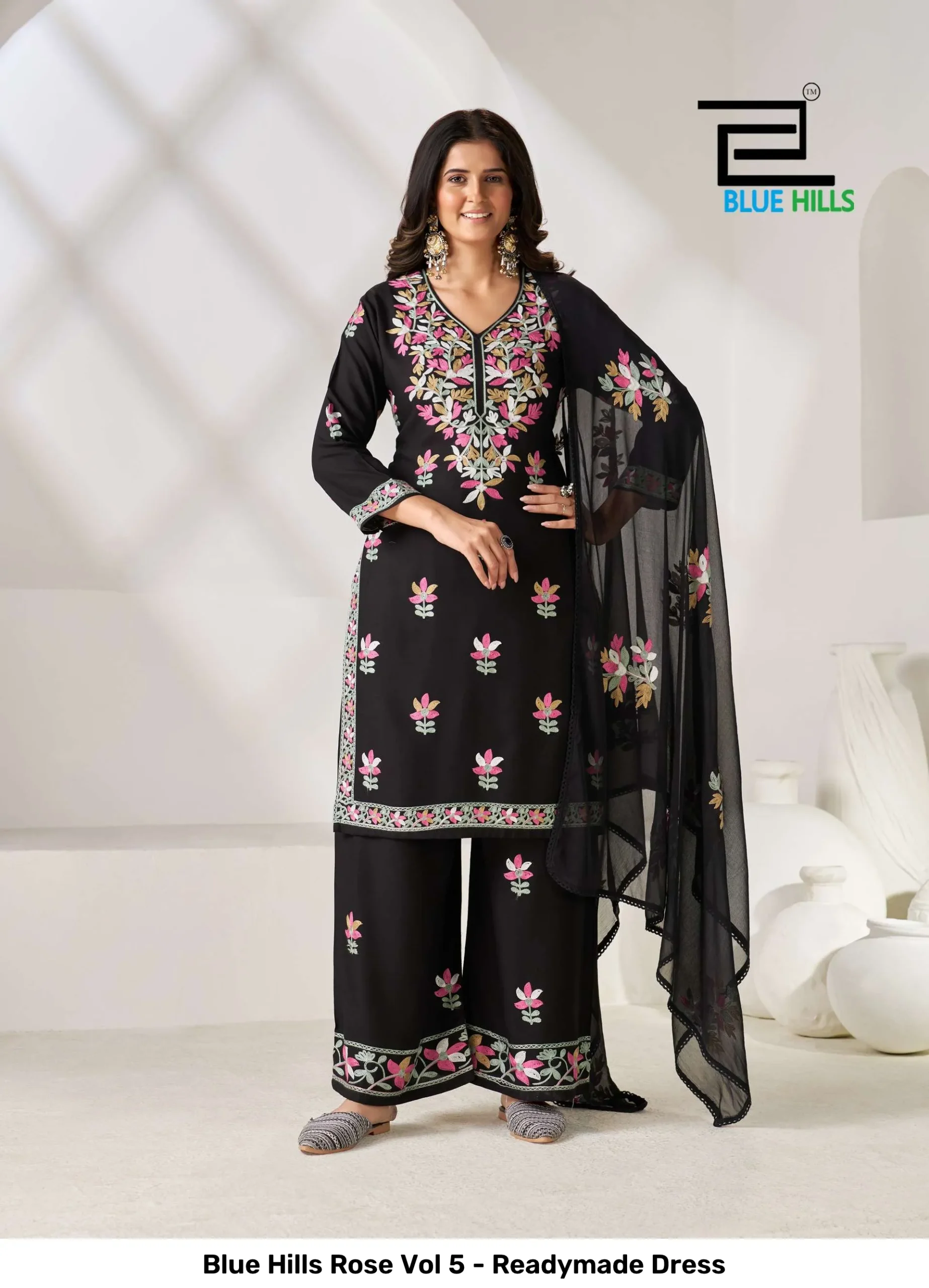 Blue Hills Rose Vol 5 - Readymade Dress - Image 2