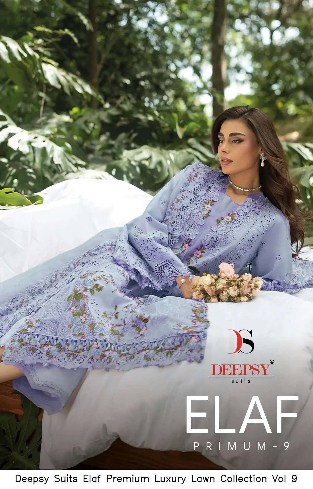 Deepsy Suits Elaf Premium Luxury Lawn Collection Vol 9