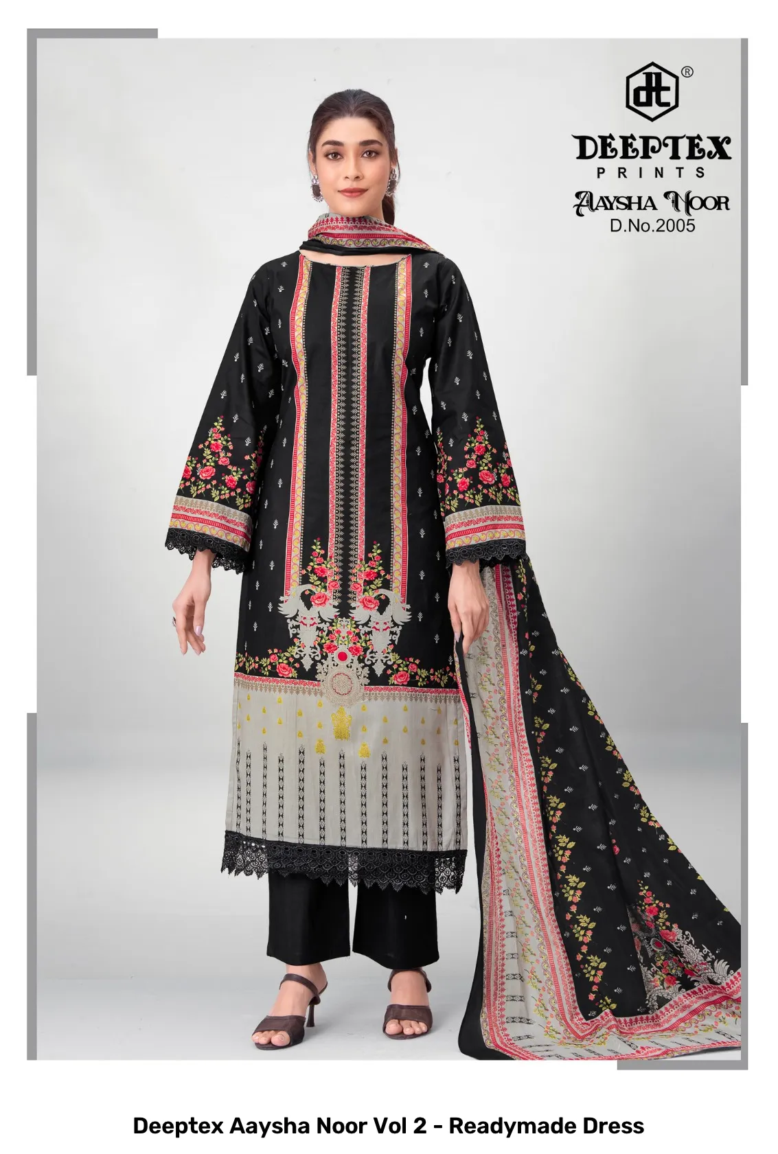 Deeptex Aaysha Noor Vol 2 - Readymade Dress - Image 3