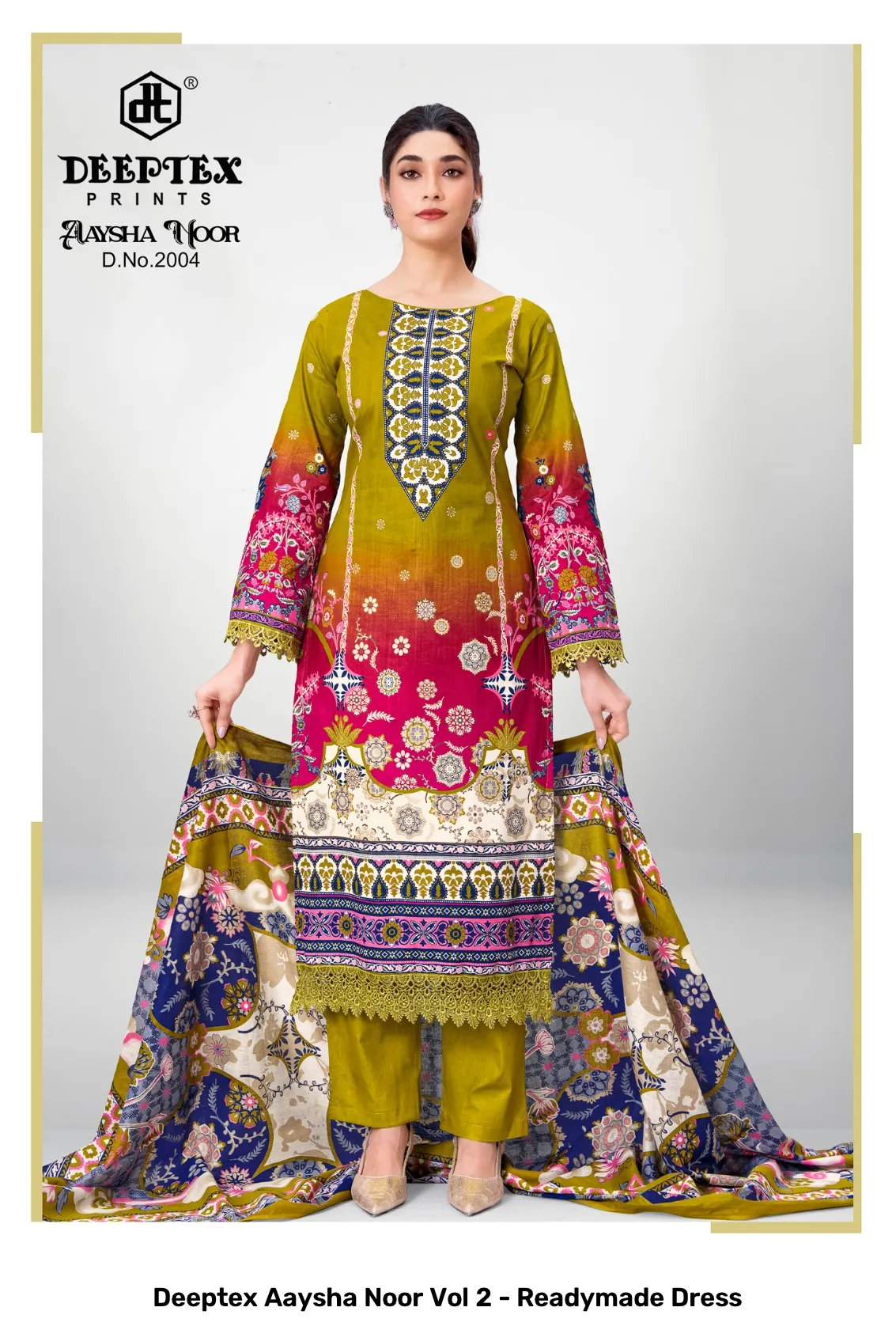 Deeptex Aaysha Noor Vol 2 - Readymade Dress - Image 4