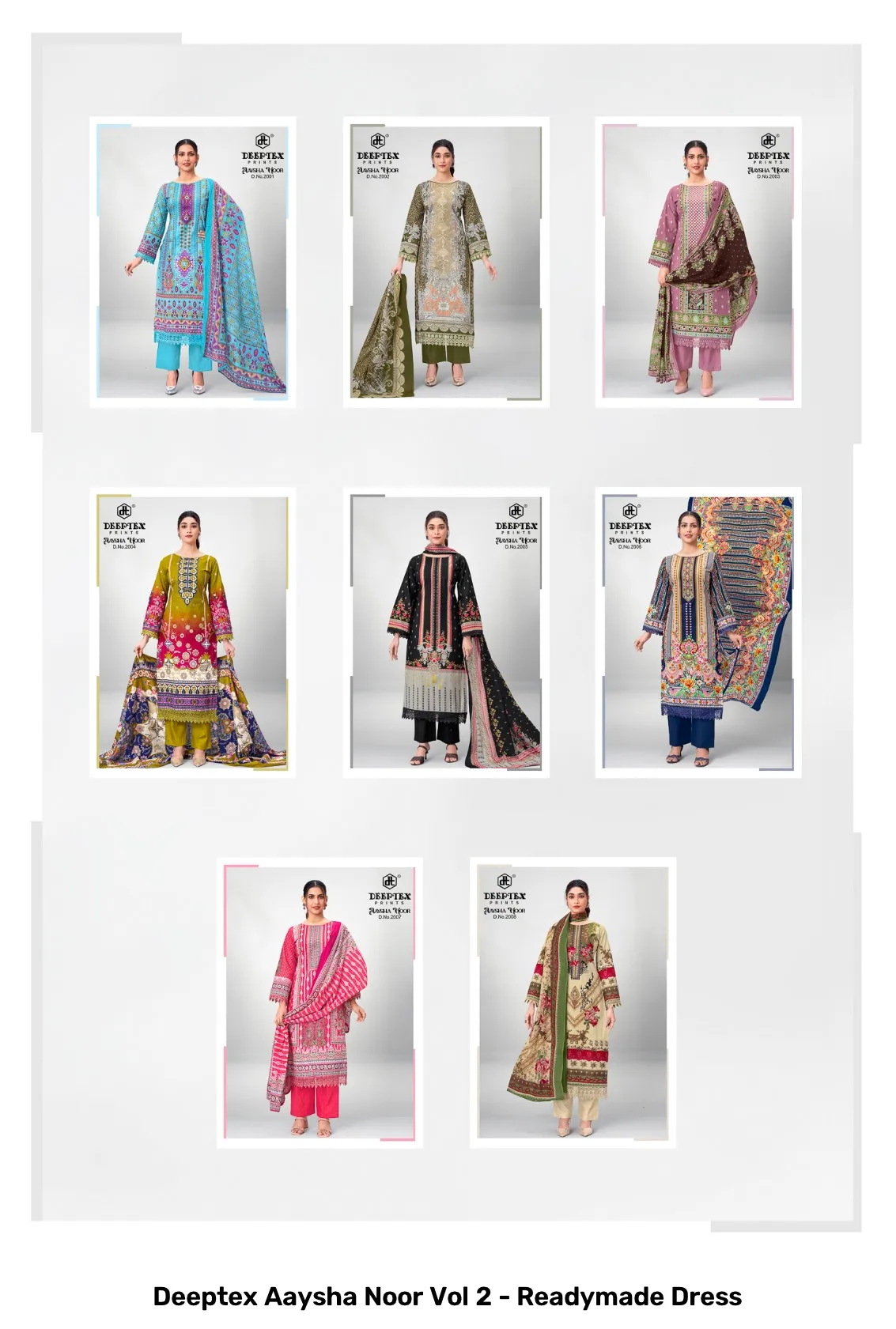Deeptex Aaysha Noor Vol 2 - Readymade Dress - Image 5