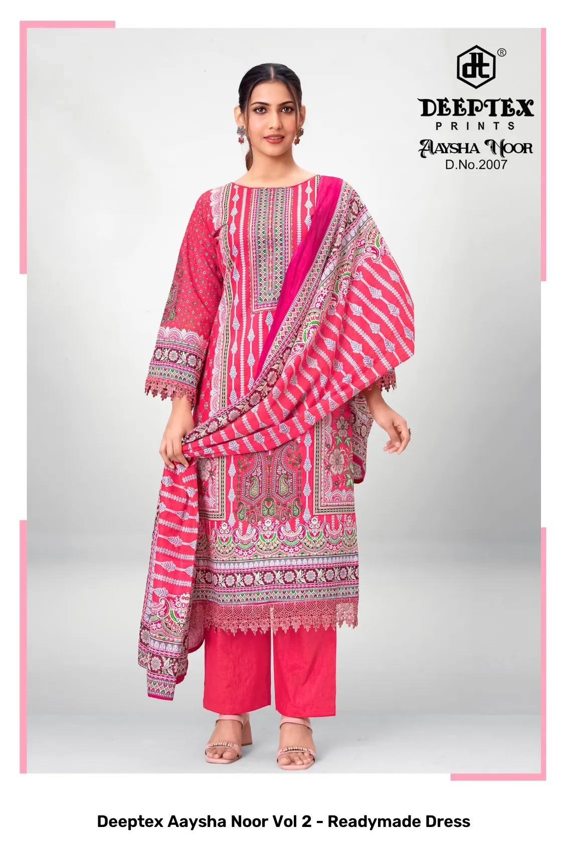 Deeptex Aaysha Noor Vol 2 - Readymade Dress - Image 7