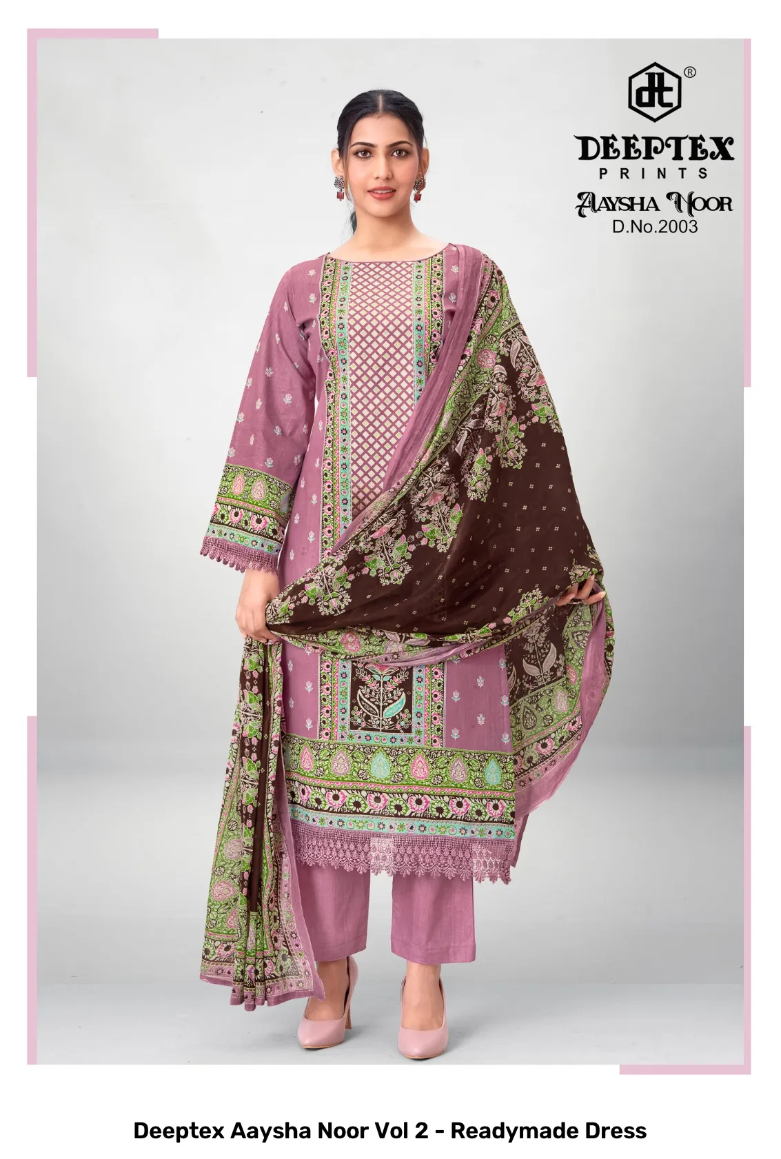 Deeptex Aaysha Noor Vol 2 - Readymade Dress - Image 8