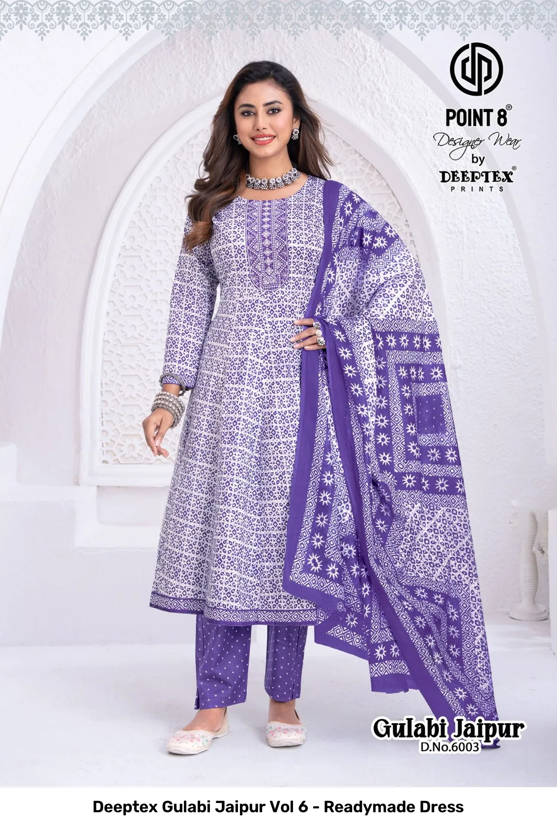 Deeptex Gulabi Jaipur Vol 6 - Readymade Dress - Image 3