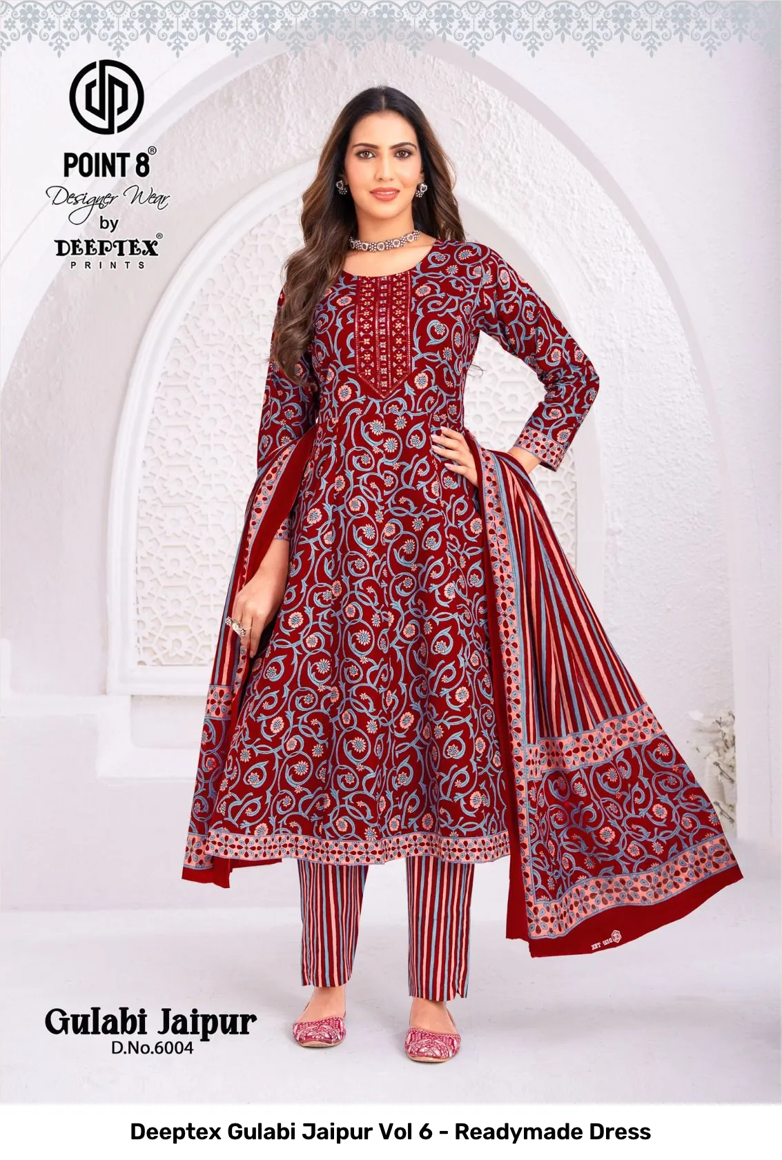 Deeptex Gulabi Jaipur Vol 6 - Readymade Dress - Image 4
