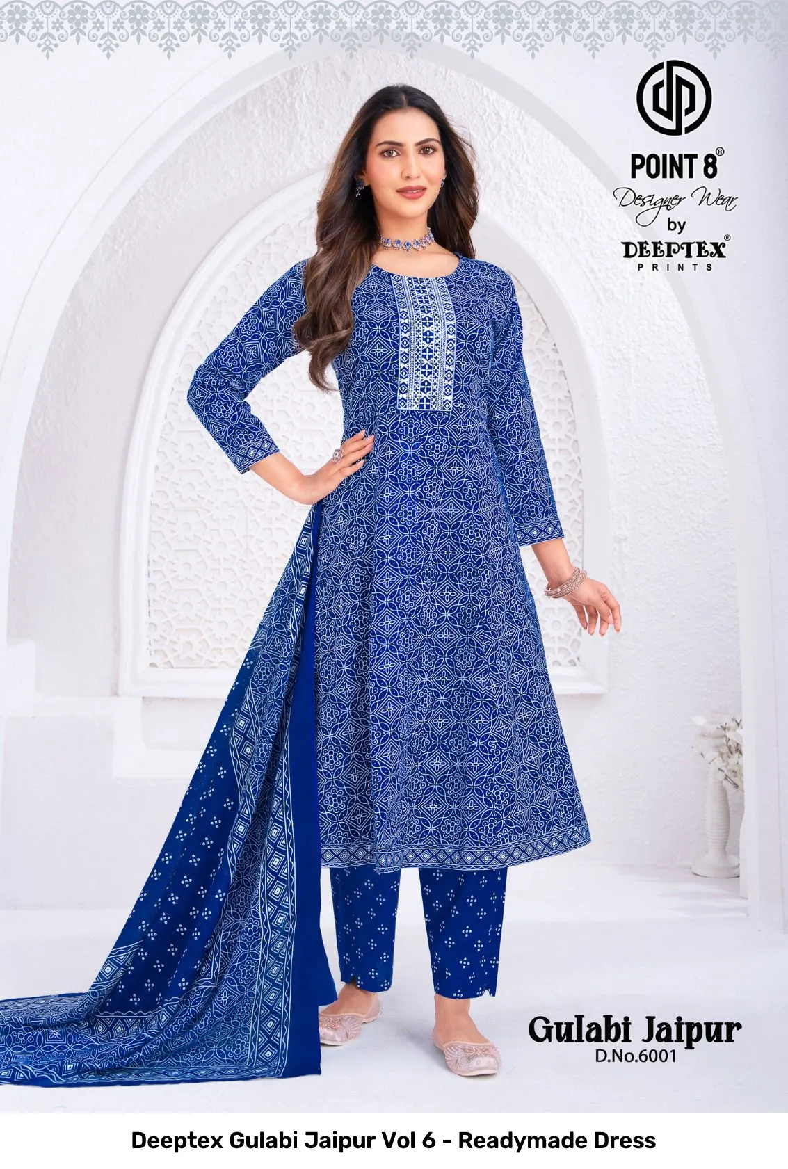 Deeptex Gulabi Jaipur Vol 6 - Readymade Dress - Image 5