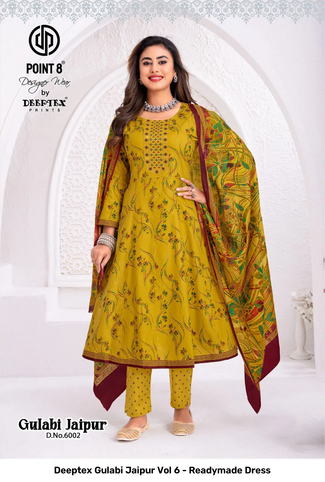 Deeptex Gulabi Jaipur Vol 6 - Readymade Dress - Image 6