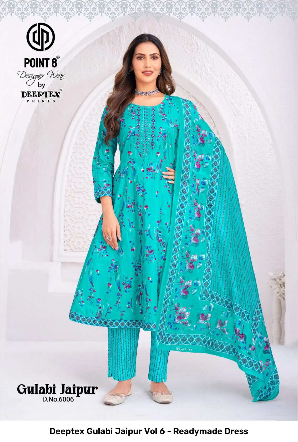 Deeptex Gulabi Jaipur Vol 6 - Readymade Dress - Image 7