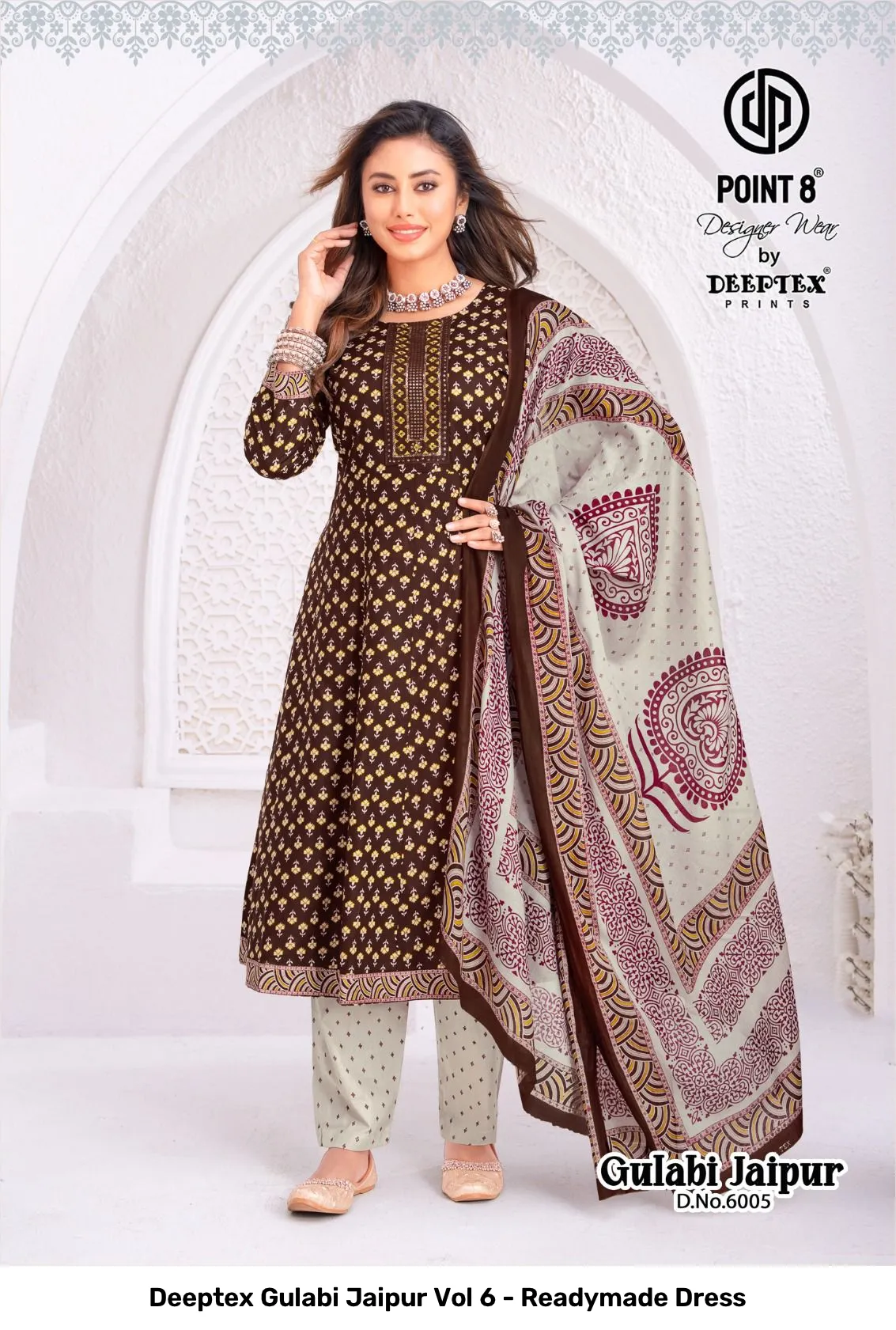 Deeptex Gulabi Jaipur Vol 6 - Readymade Dress - Image 9