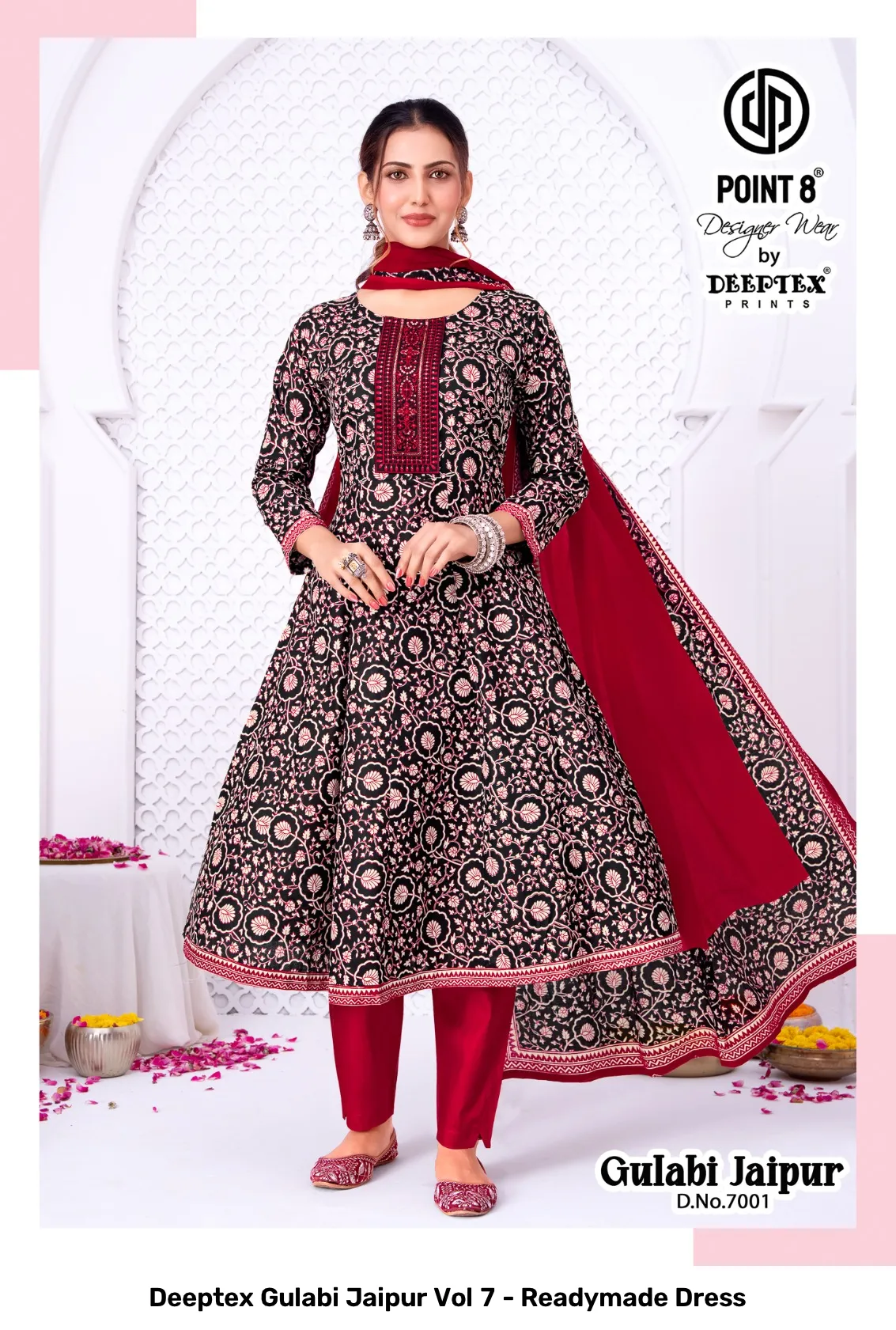 Deeptex Gulabi Jaipur Vol 7 - Readymade Dress - Image 10
