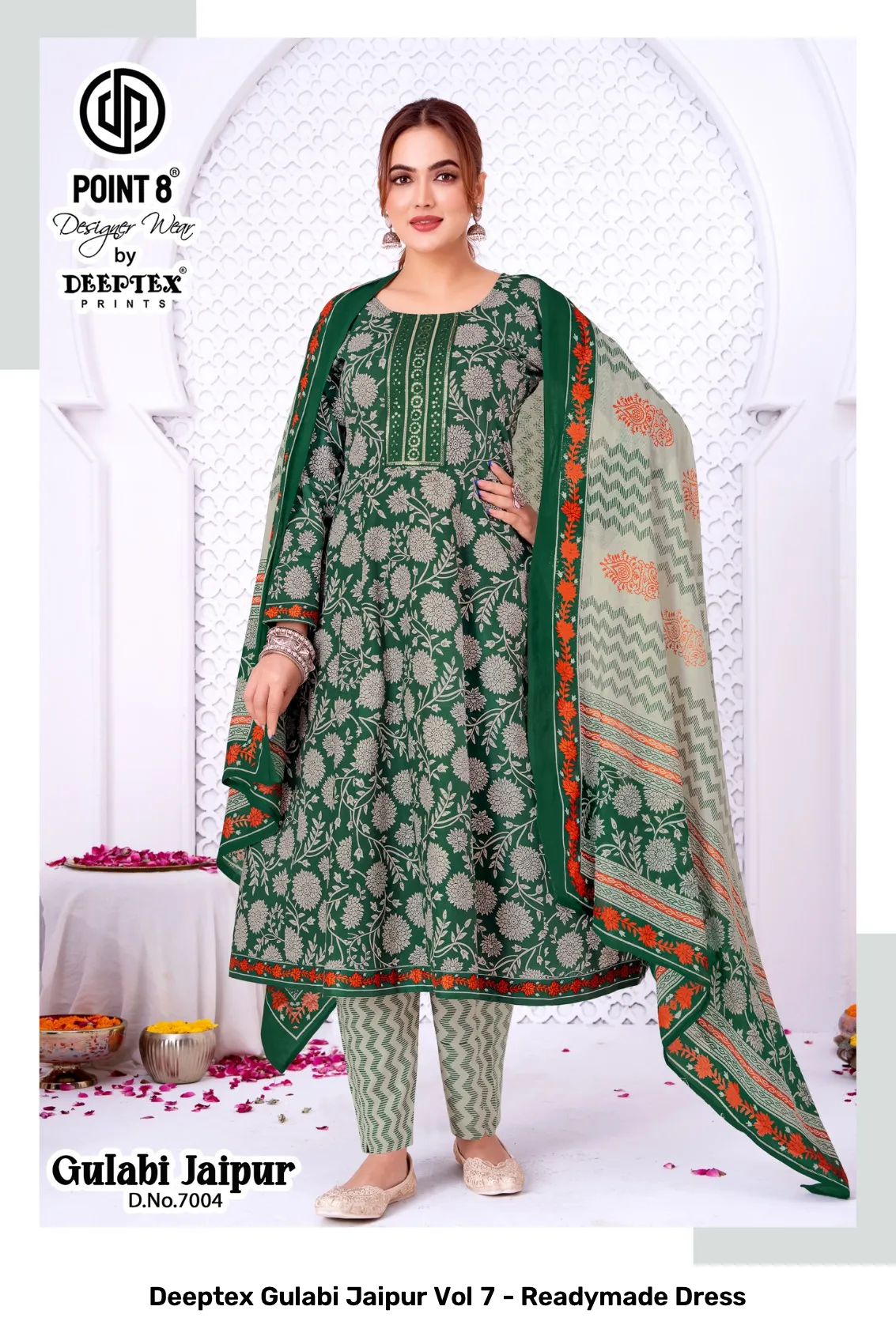Deeptex Gulabi Jaipur Vol 7 - Readymade Dress - Image 4