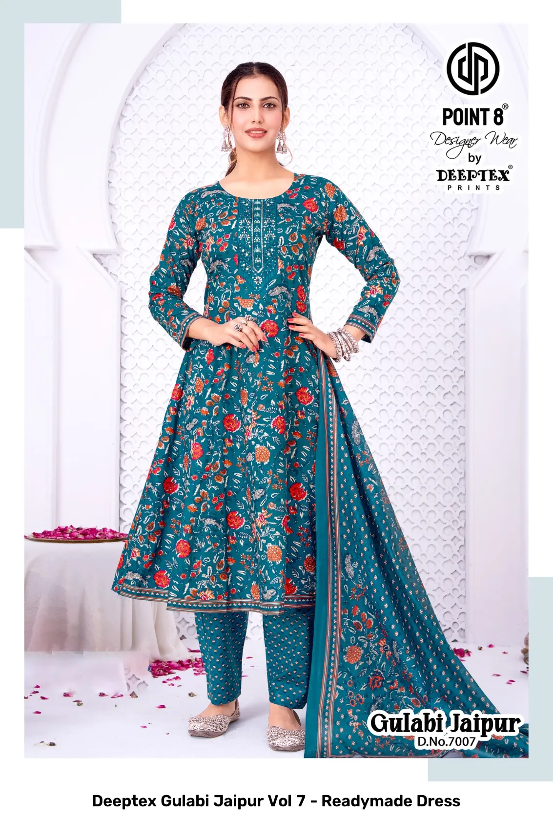 Deeptex Gulabi Jaipur Vol 7 - Readymade Dress - Image 6