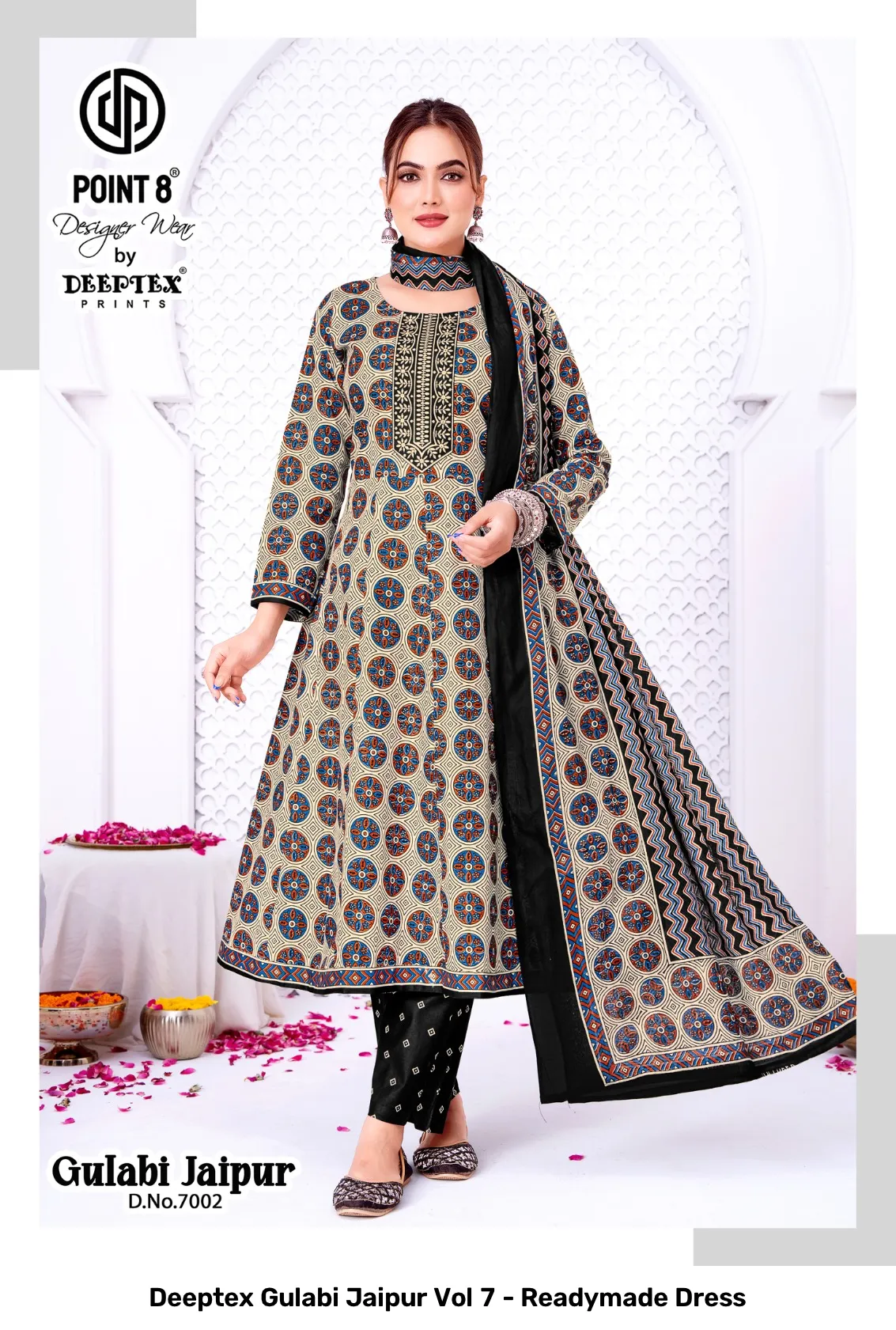 Deeptex Gulabi Jaipur Vol 7 - Readymade Dress - Image 8