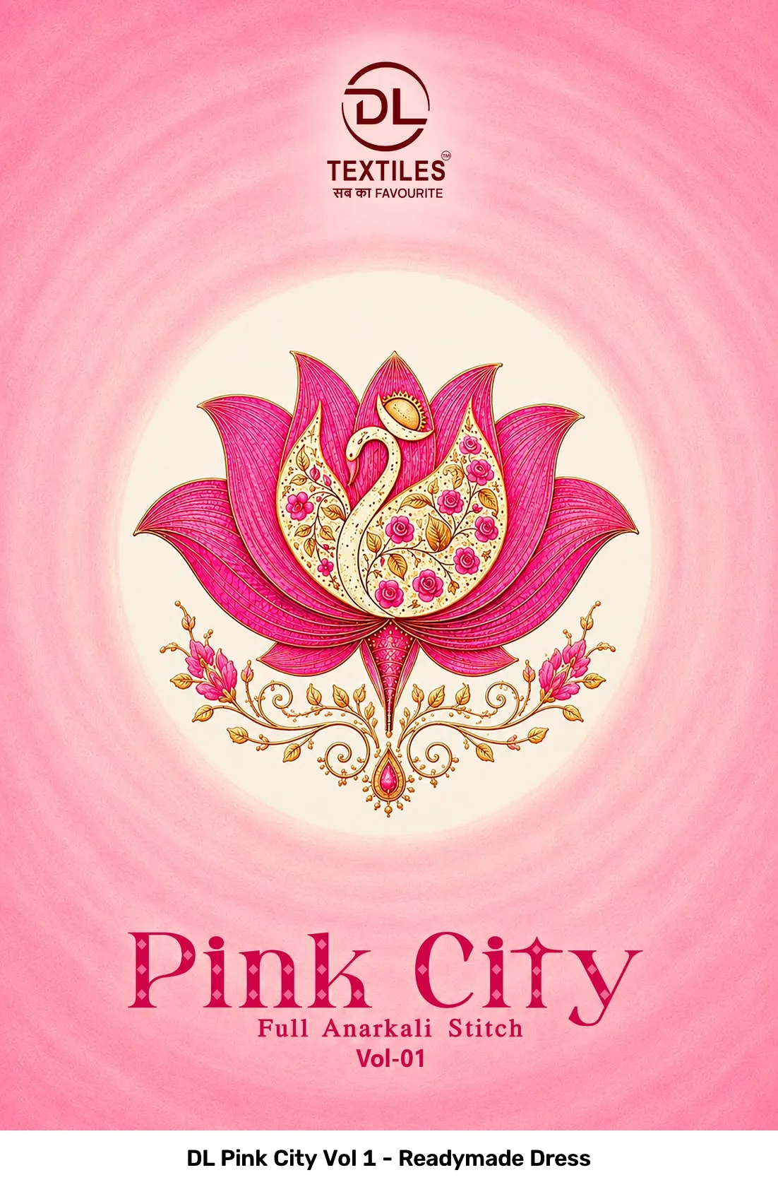 DL Pink City Vol 1 - Readymade Dress