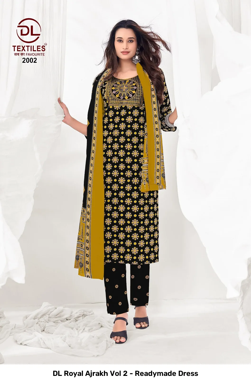 DL Royal Ajrakh Vol 2 - Readymade Dress - Image 11