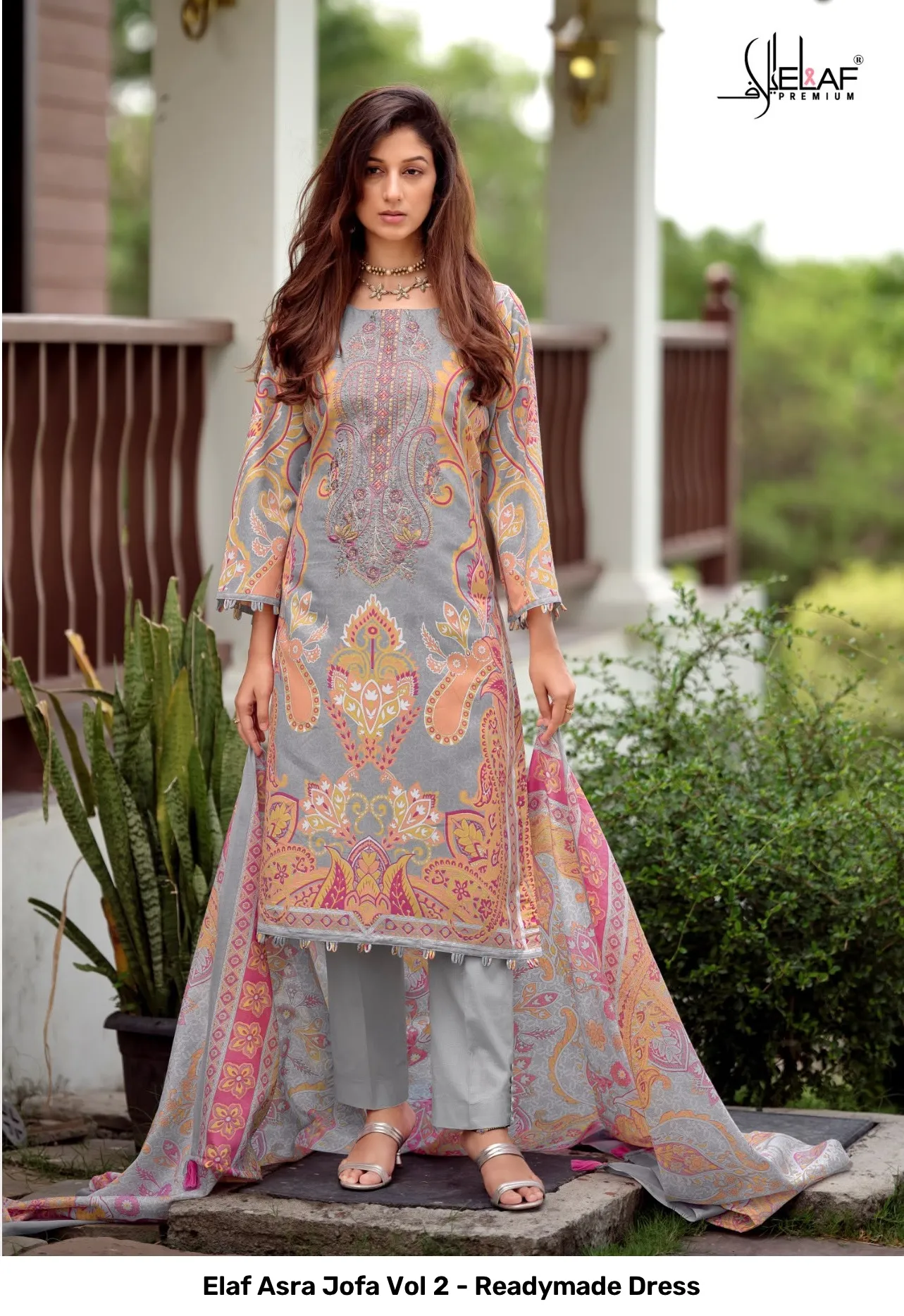 Elaf Asra Jofa Vol 2 - Readymade Dress - Image 10