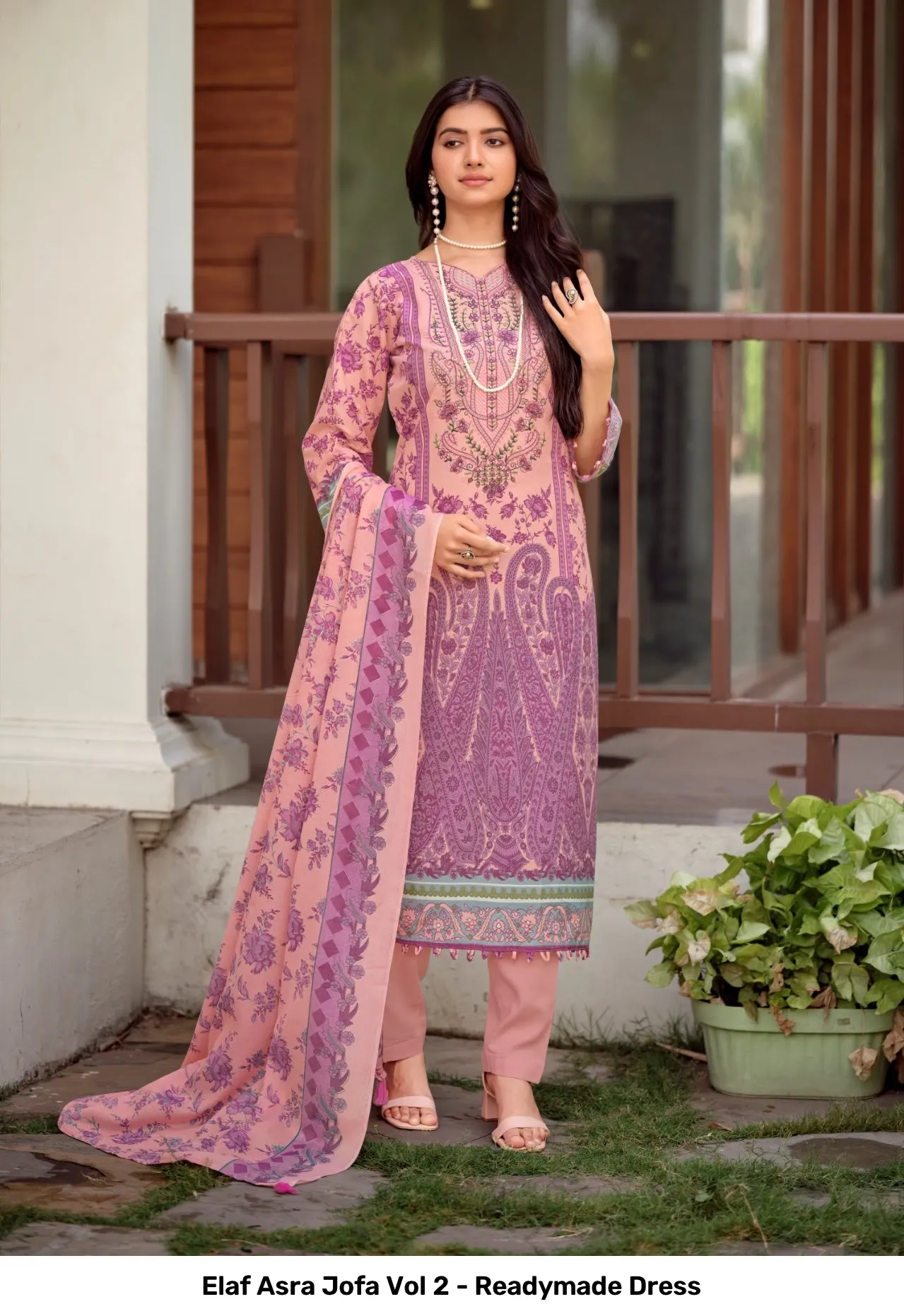 Elaf Asra Jofa Vol 2 - Readymade Dress - Image 3