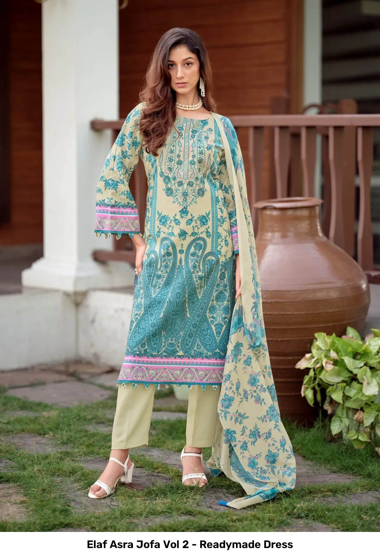 Elaf Asra Jofa Vol 2 - Readymade Dress - Image 4