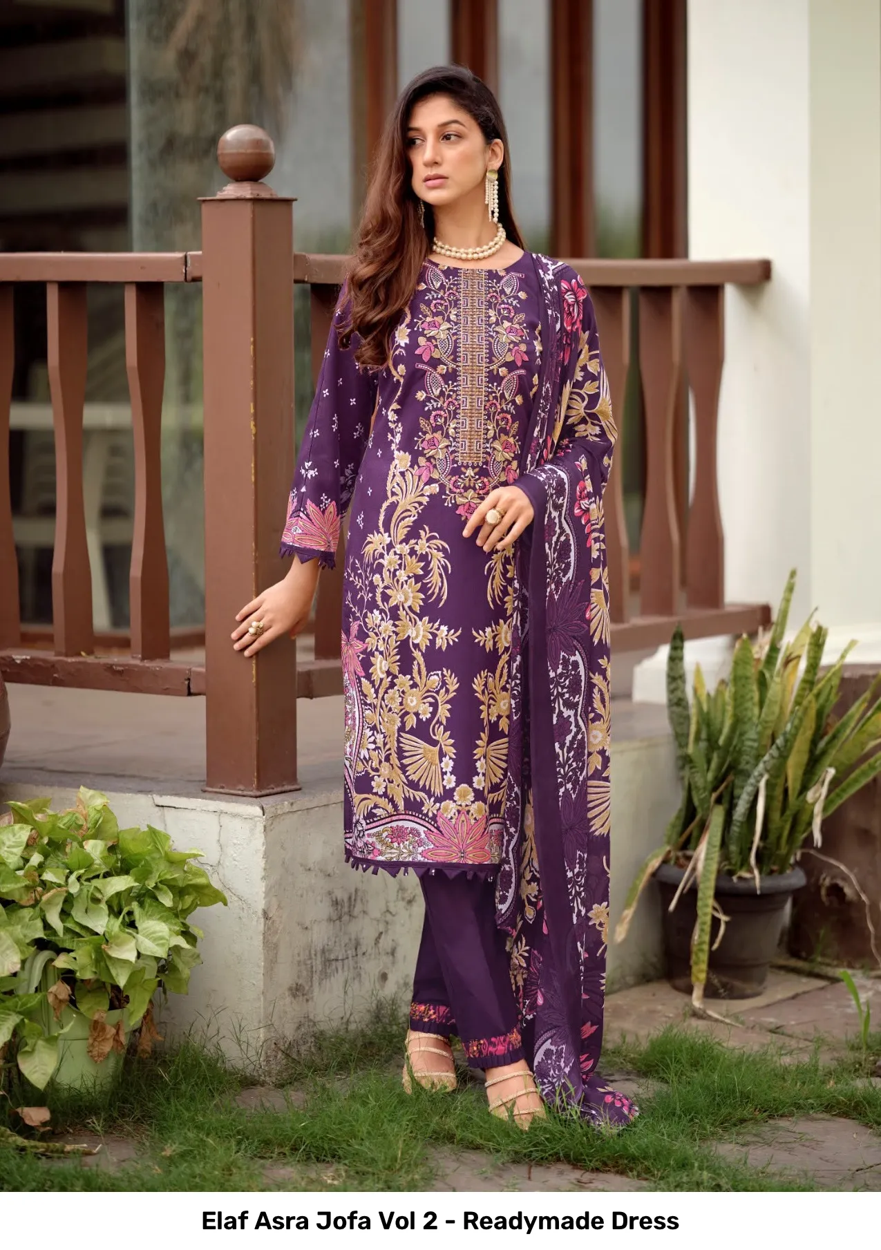 Elaf Asra Jofa Vol 2 - Readymade Dress - Image 5