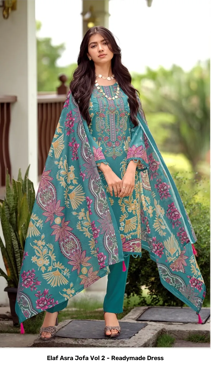 Elaf Asra Jofa Vol 2 - Readymade Dress - Image 6