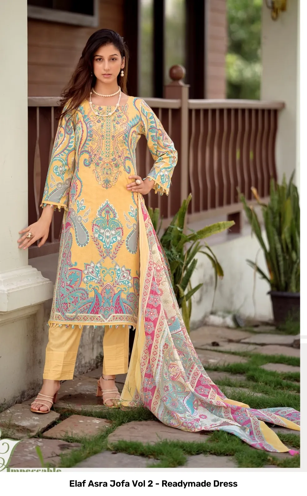 Elaf Asra Jofa Vol 2 - Readymade Dress - Image 9