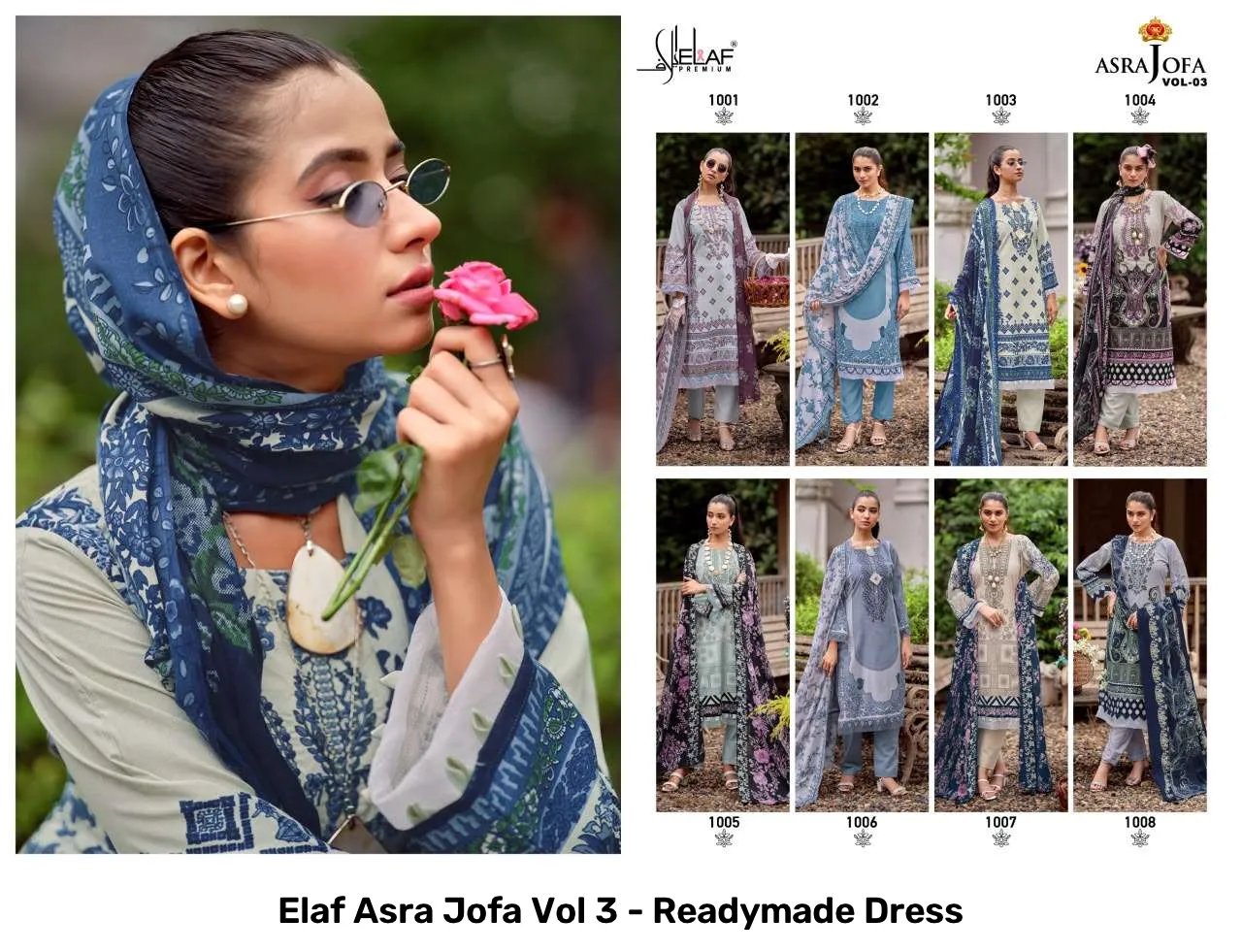 Elaf Asra Jofa Vol 3 - Readymade Dress - Image 2