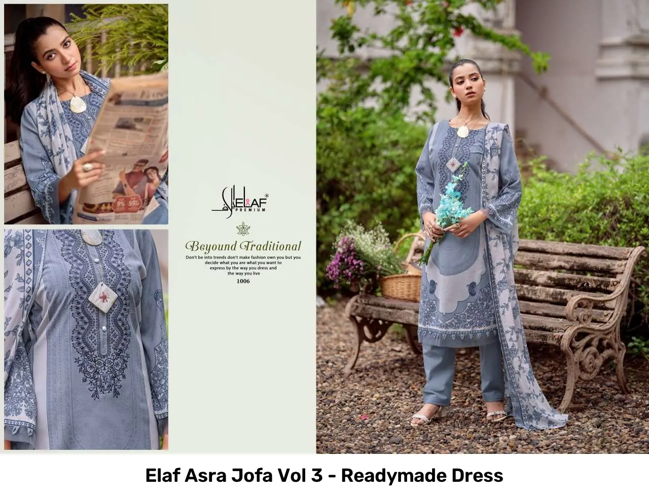 Elaf Asra Jofa Vol 3 - Readymade Dress - Image 3