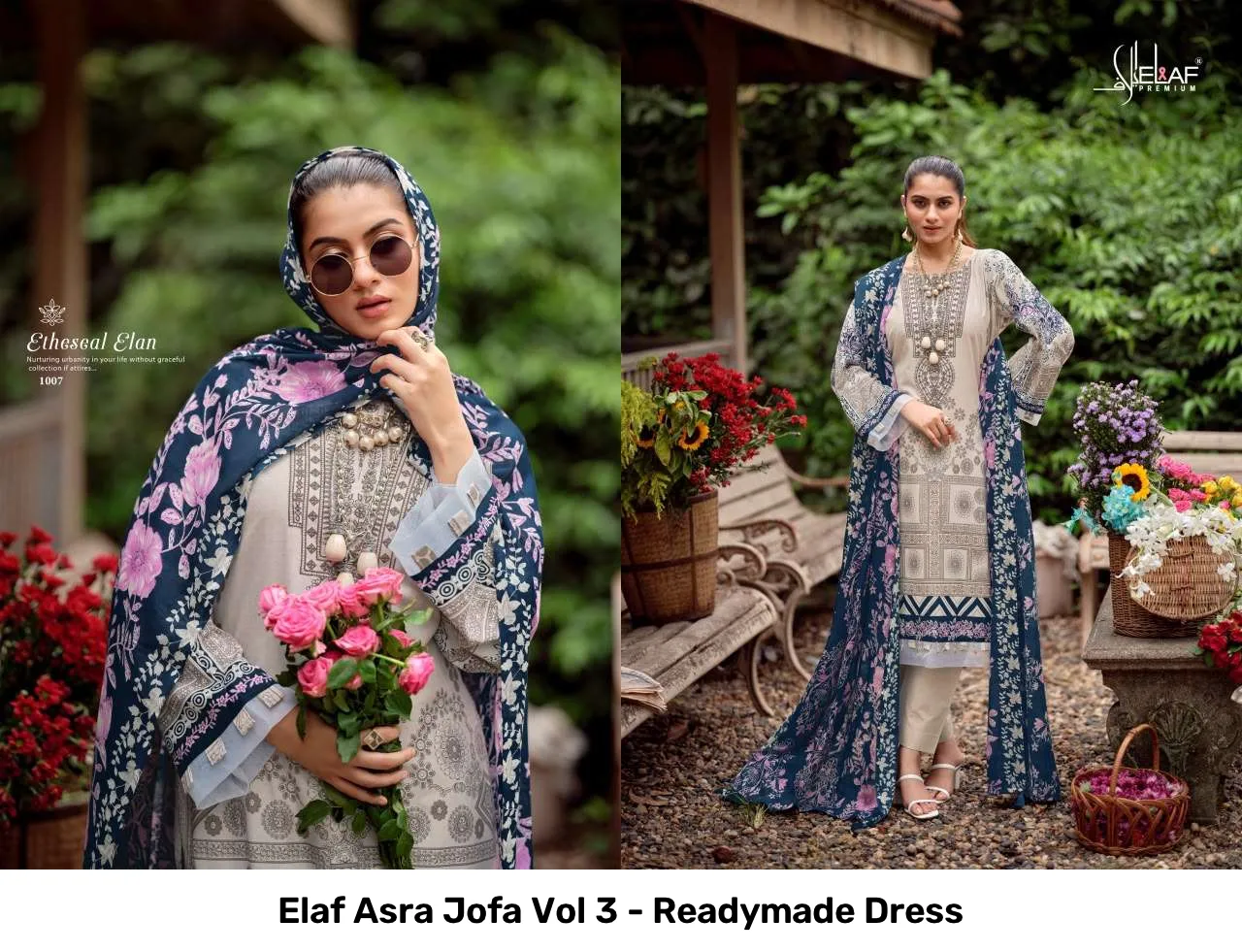 Elaf Asra Jofa Vol 3 - Readymade Dress - Image 9