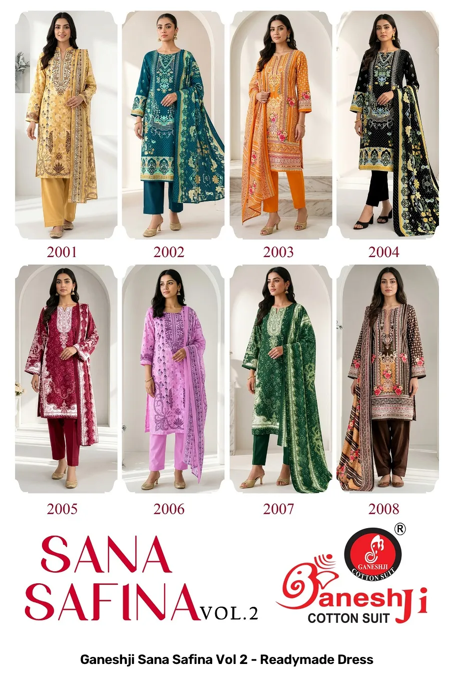Ganeshji Sana Safina Vol 2 - Readymade Dress - Image 2