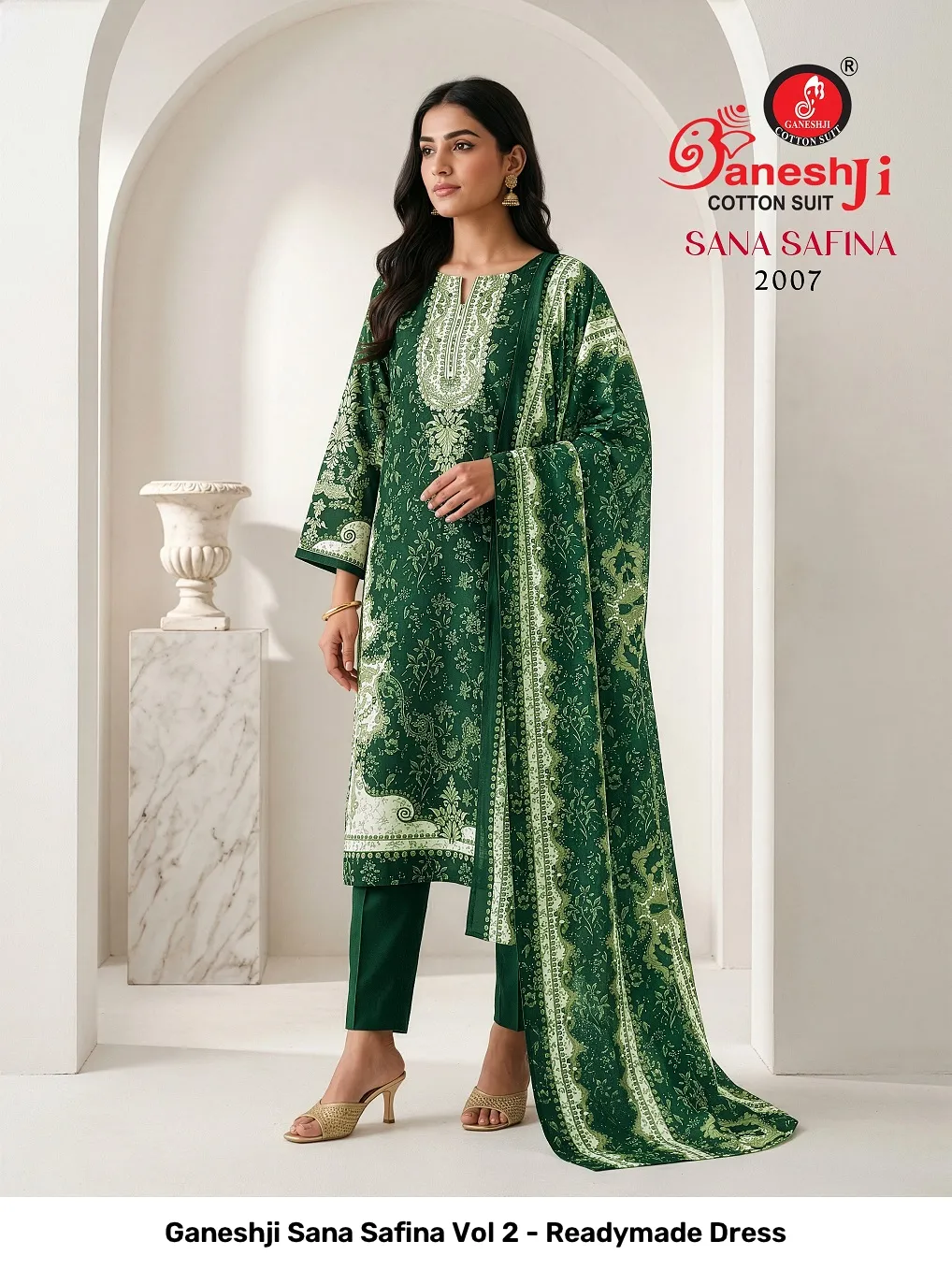 Ganeshji Sana Safina Vol 2 - Readymade Dress - Image 3