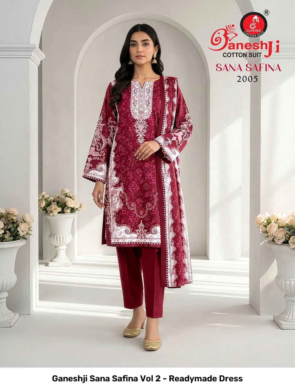 Ganeshji Sana Safina Vol 2 - Readymade Dress - Image 5