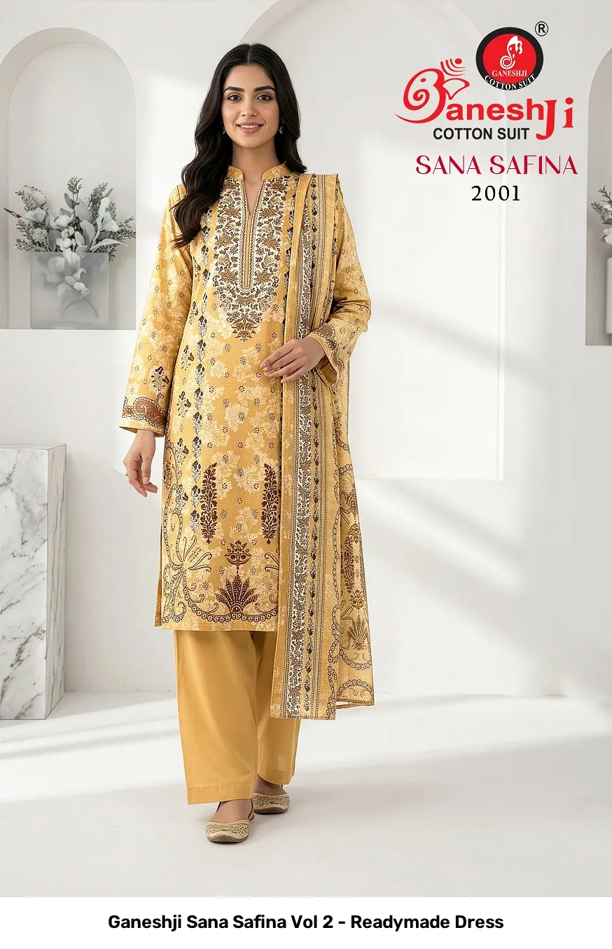 Ganeshji Sana Safina Vol 2 - Readymade Dress - Image 6
