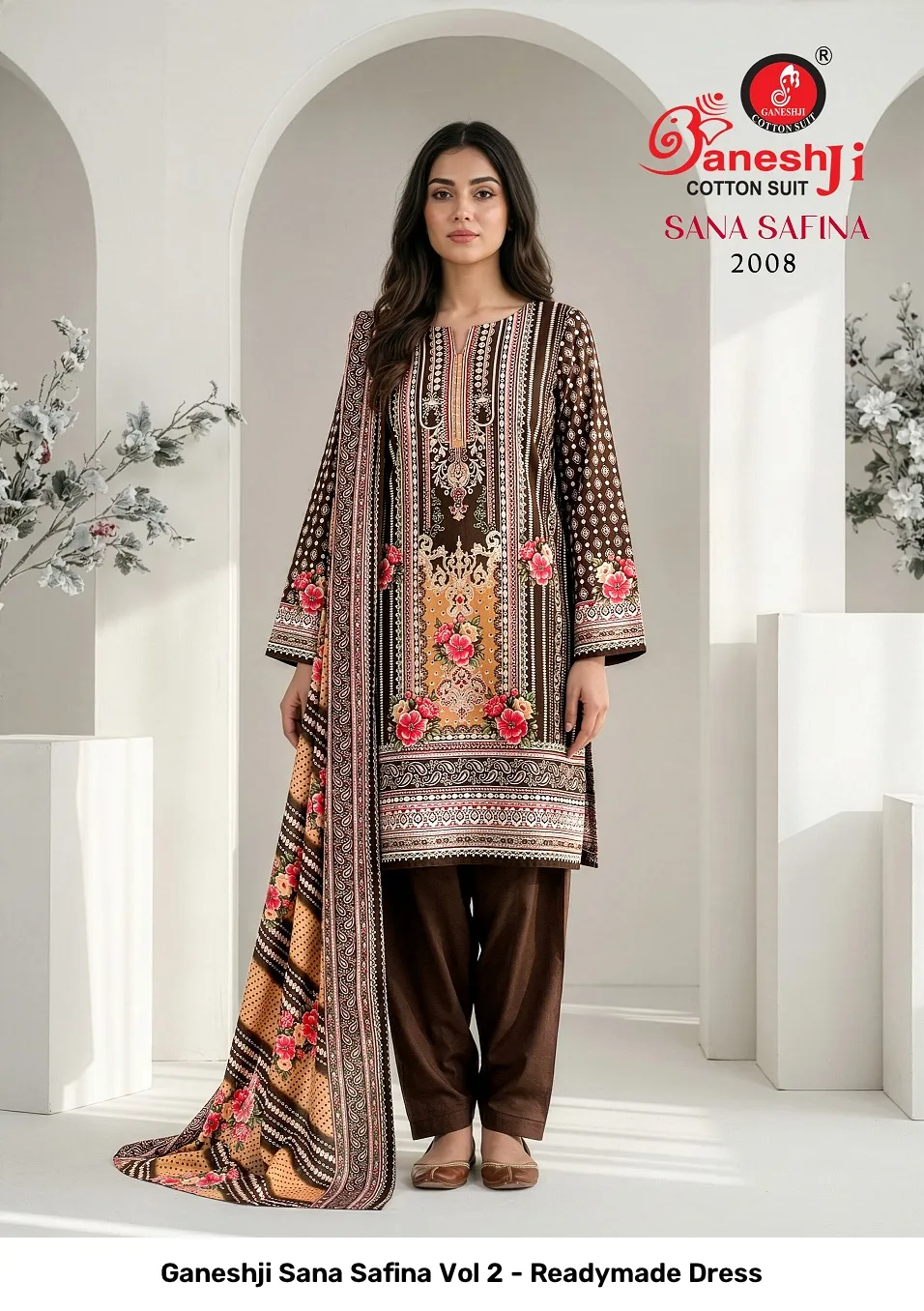 Ganeshji Sana Safina Vol 2 - Readymade Dress - Image 7