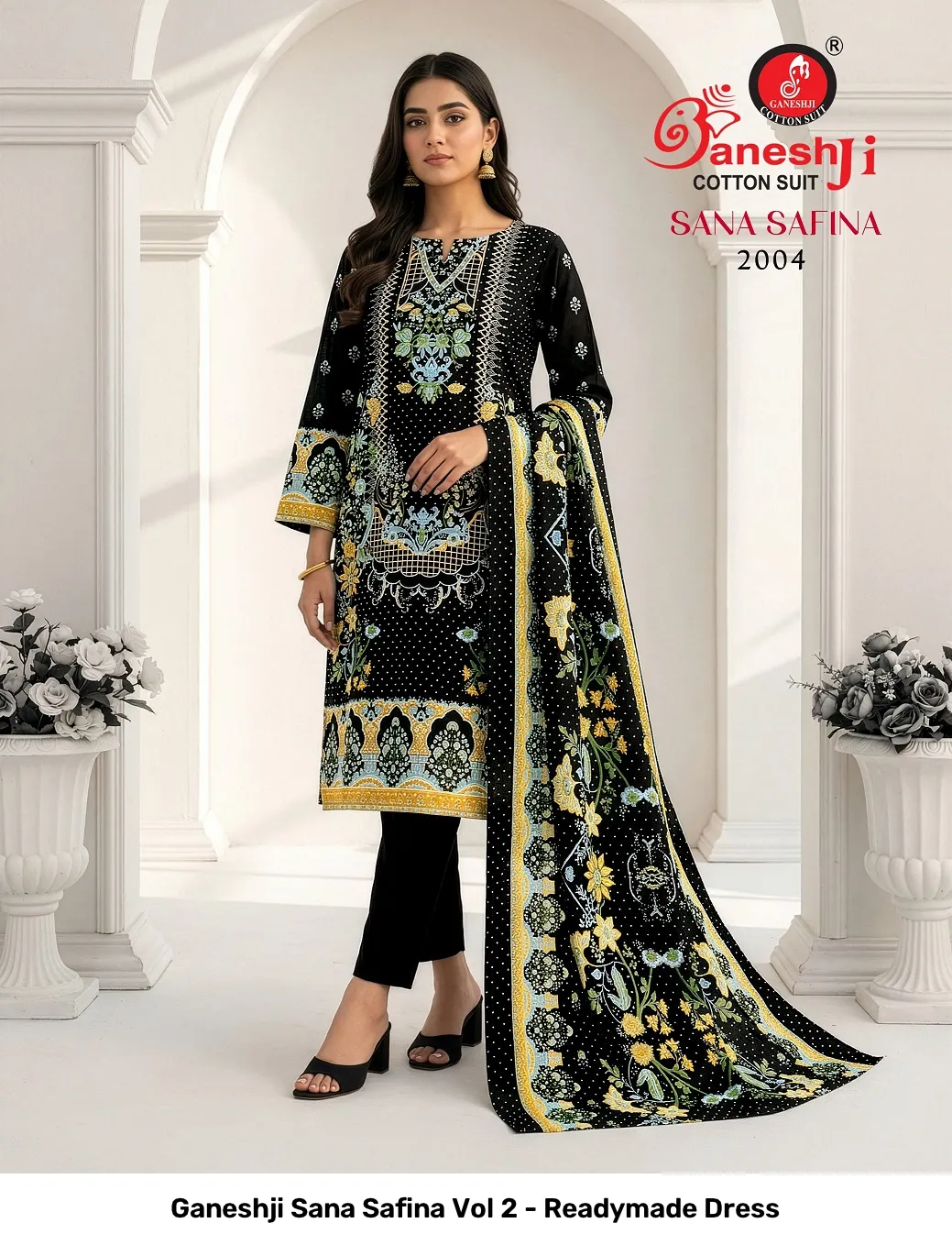 Ganeshji Sana Safina Vol 2 - Readymade Dress - Image 8