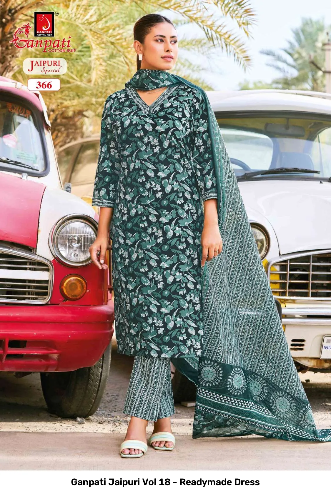 Ganpati Jaipuri Vol 18 - Readymade Dress - Image 10