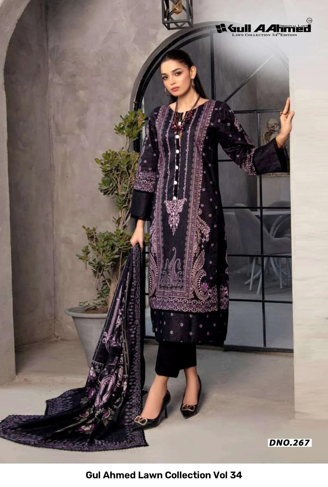 Gul Ahmed Lawn Collection Vol 34 - Image 13