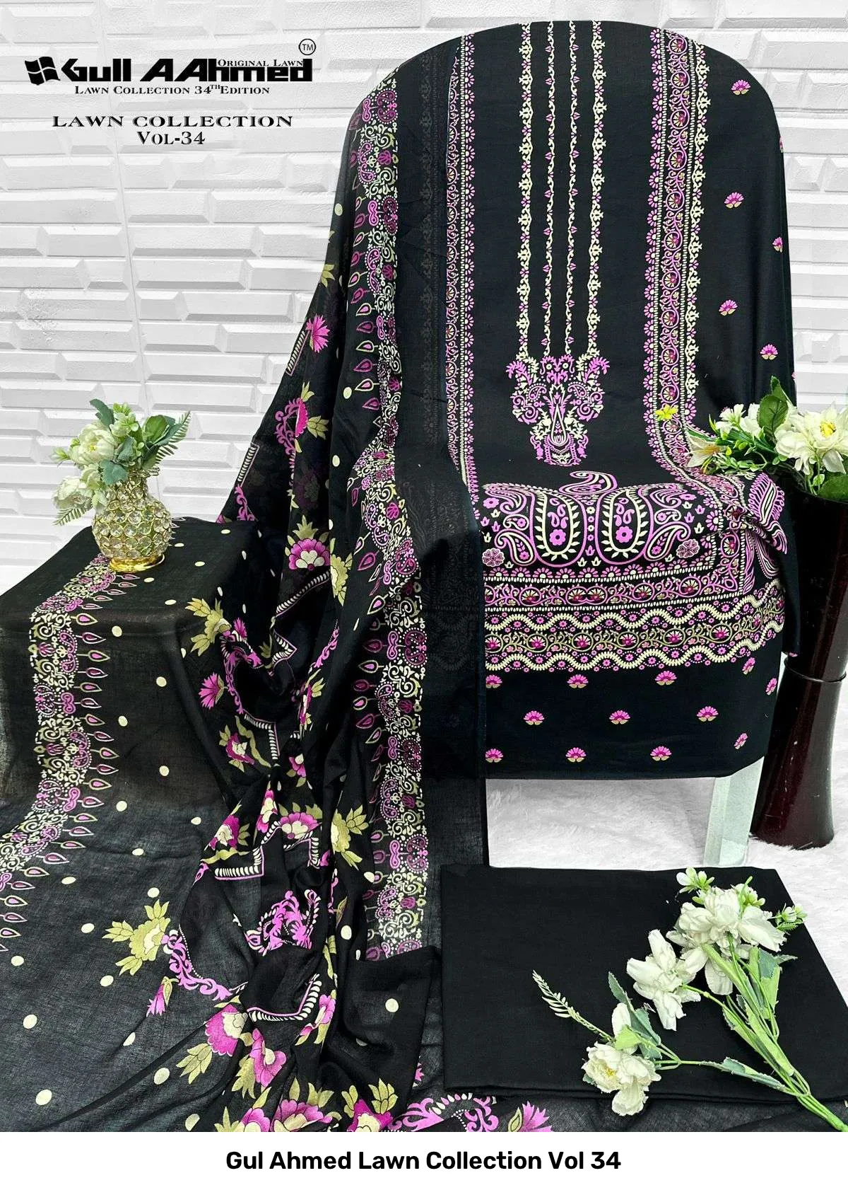 Gul Ahmed Lawn Collection Vol 34 - Image 14