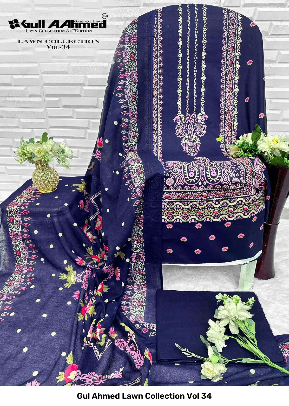 Gul Ahmed Lawn Collection Vol 34 - Image 5