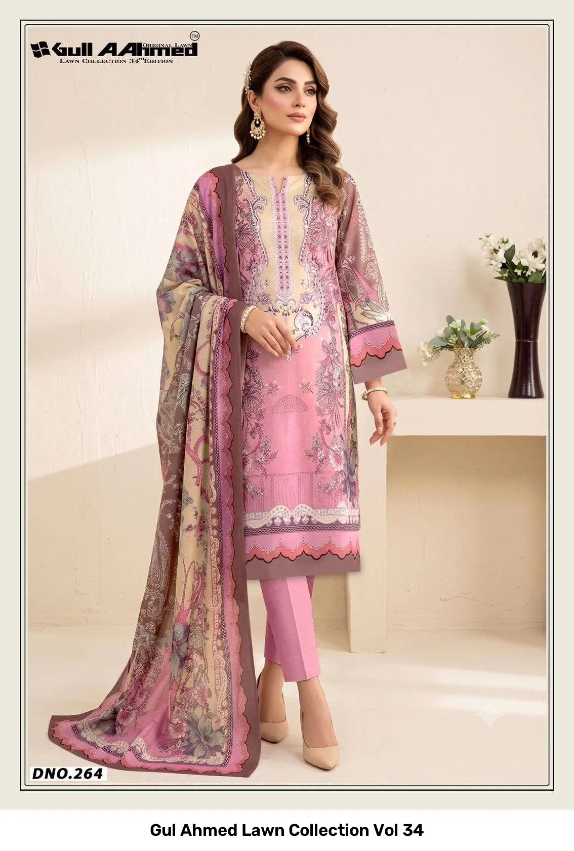 Gul Ahmed Lawn Collection Vol 34 - Image 7