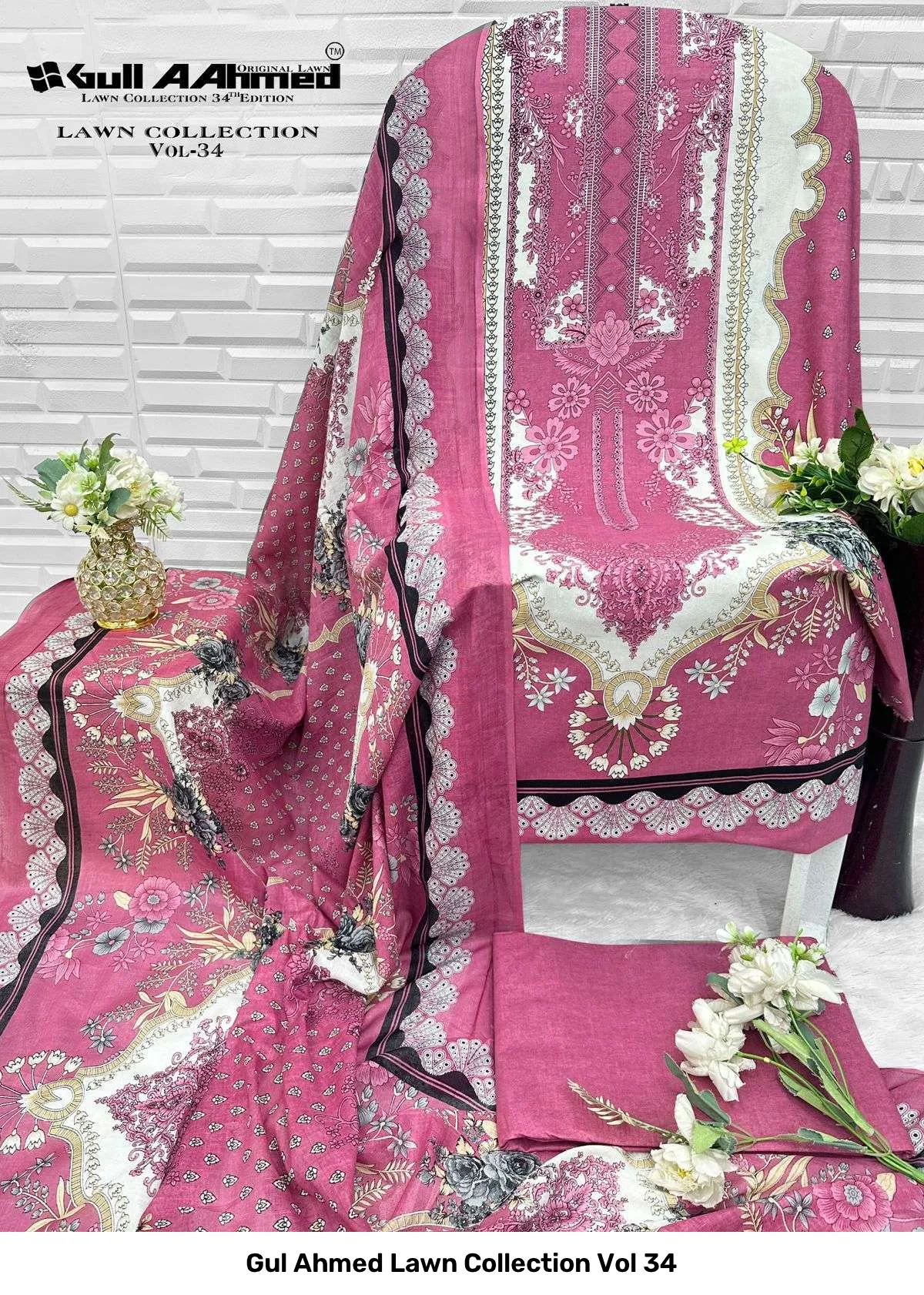 Gul Ahmed Lawn Collection Vol 34 - Image 8