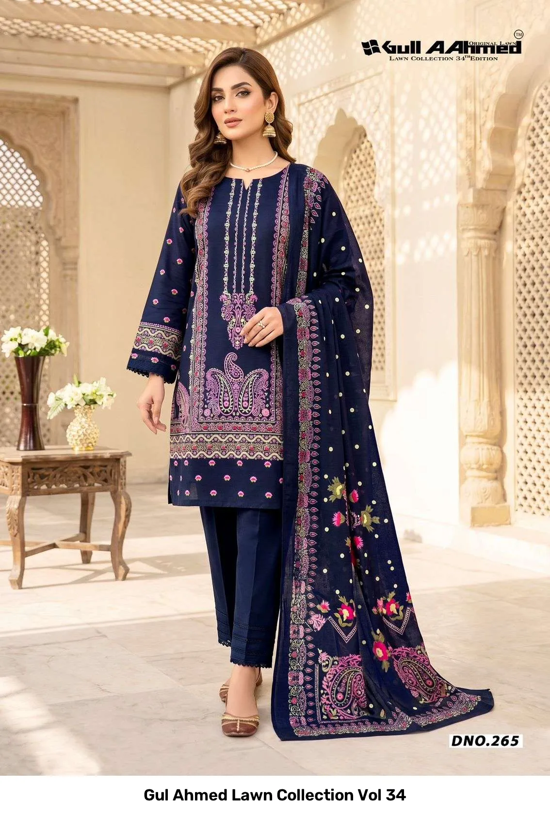 Gul Ahmed Lawn Collection Vol 34 - Image 9