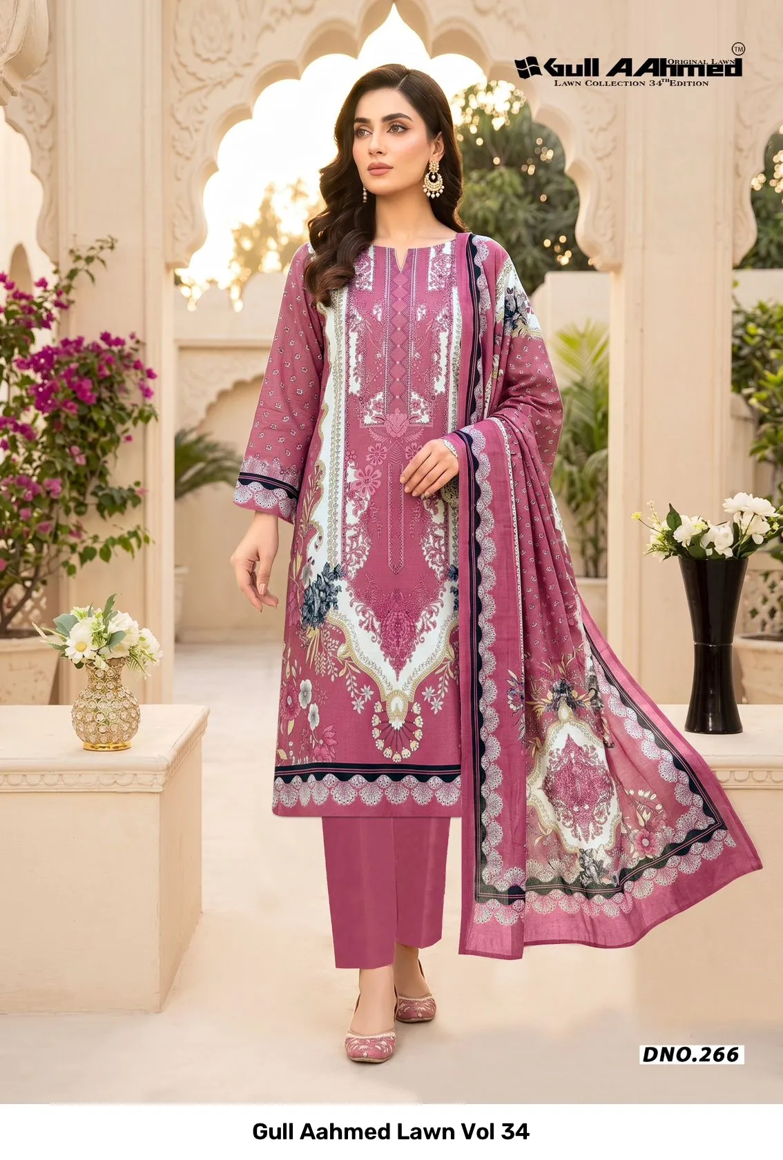 Gull Aahmed Lawn Vol 34 - Image 3
